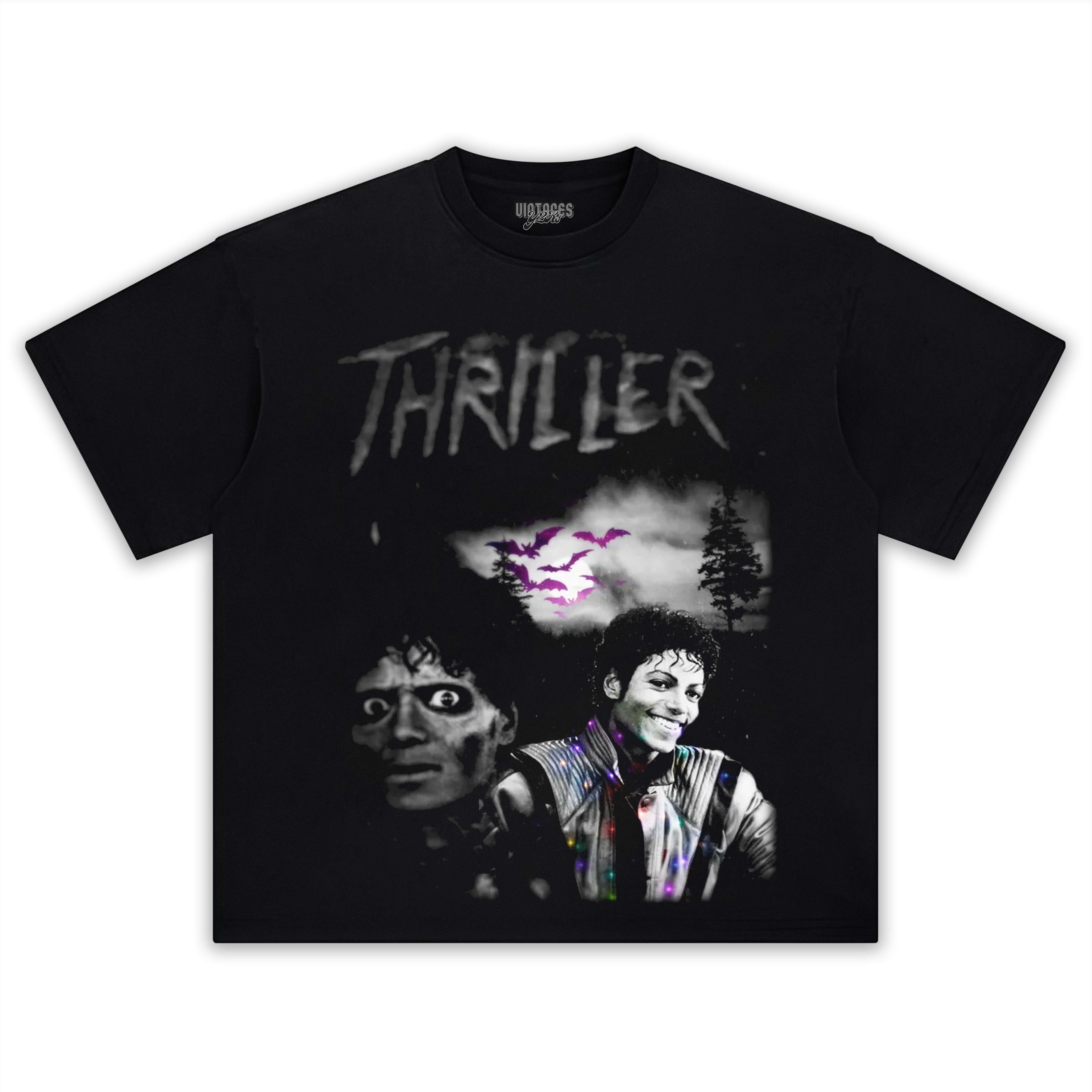 MICHAEL JACKSON & THRILLER V3 TEE & LS & HOODIE