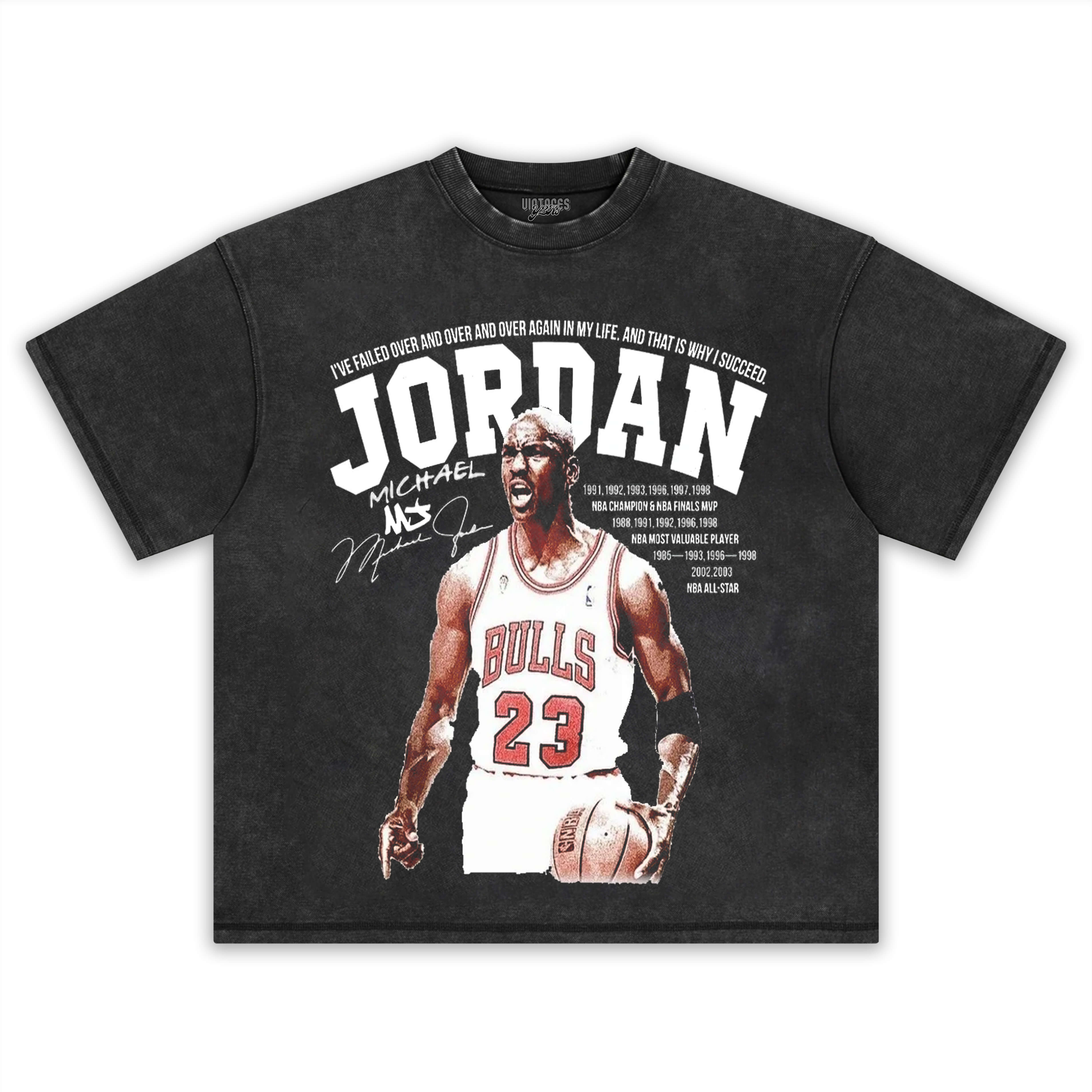 MICHAEL JORDAN VINTAGE TEE V3 & LS & HOODIE
