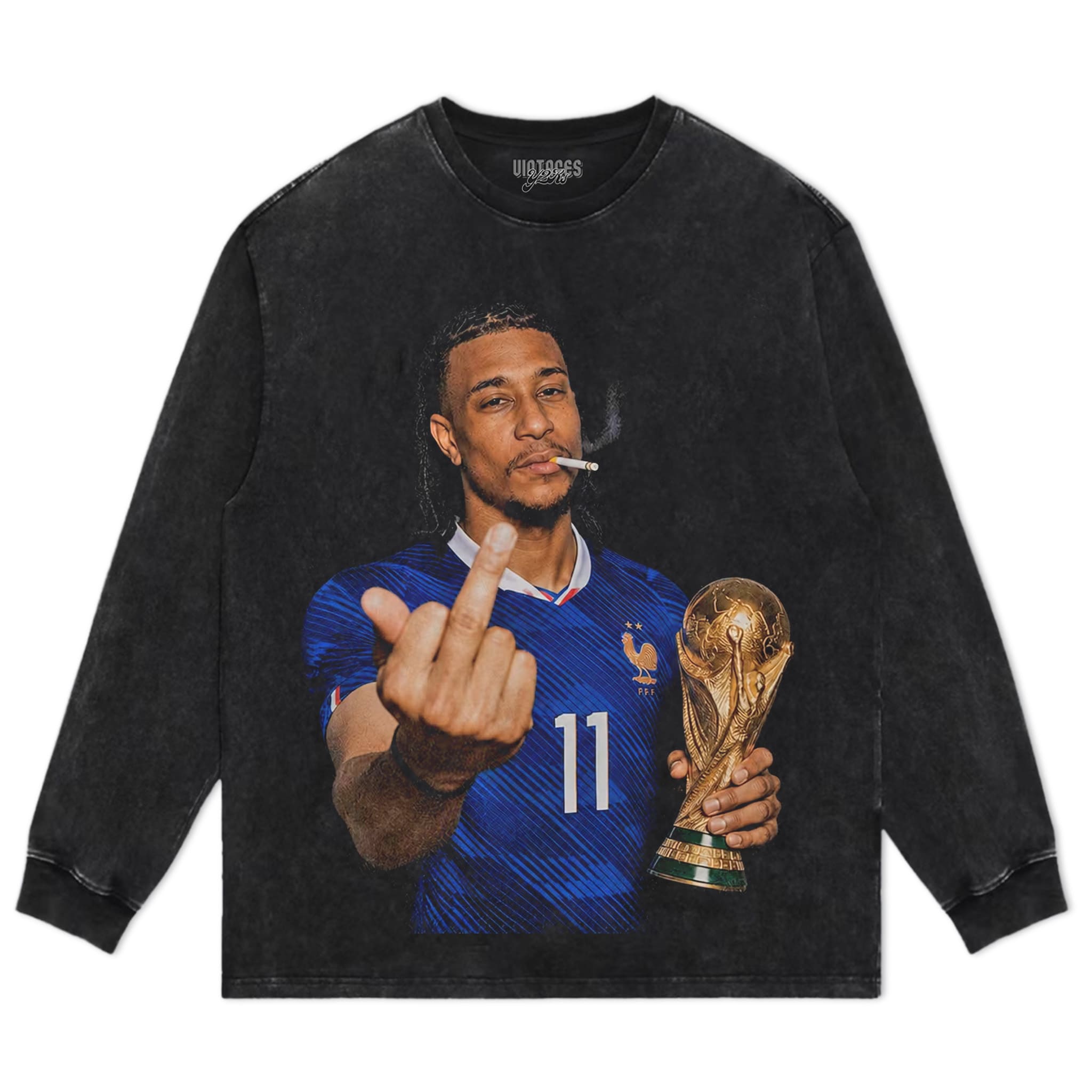 MICHAEL OLISE FRANCE VINTAGE TANK TOP & TEE & LONG SLEEVE & LAYERED LS & HOODIE