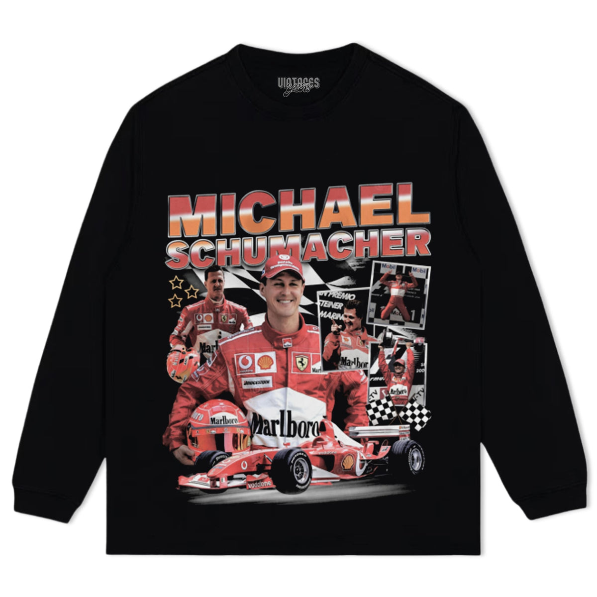 MICHAEL SCHUMACHER RETRO TANK TOP & TEE & LONG SLEEVE & LAYERED LS & HOODIE