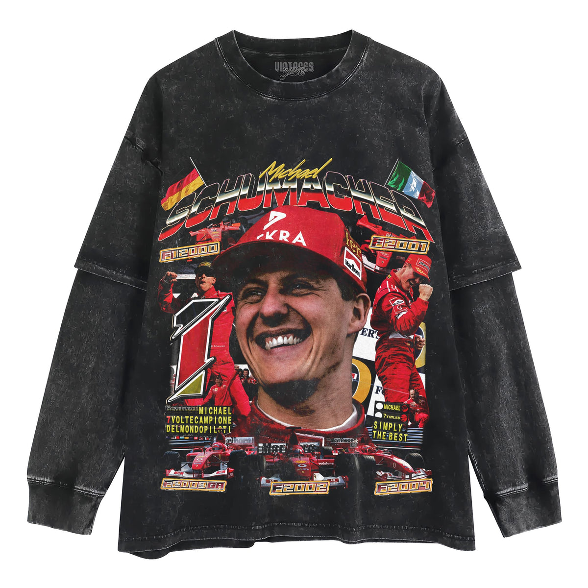 MICHAEL SCHUMACHER VINTAGE TANK TOP & TEE & LONG SLEEVE & LAYERED LS & HOODIE