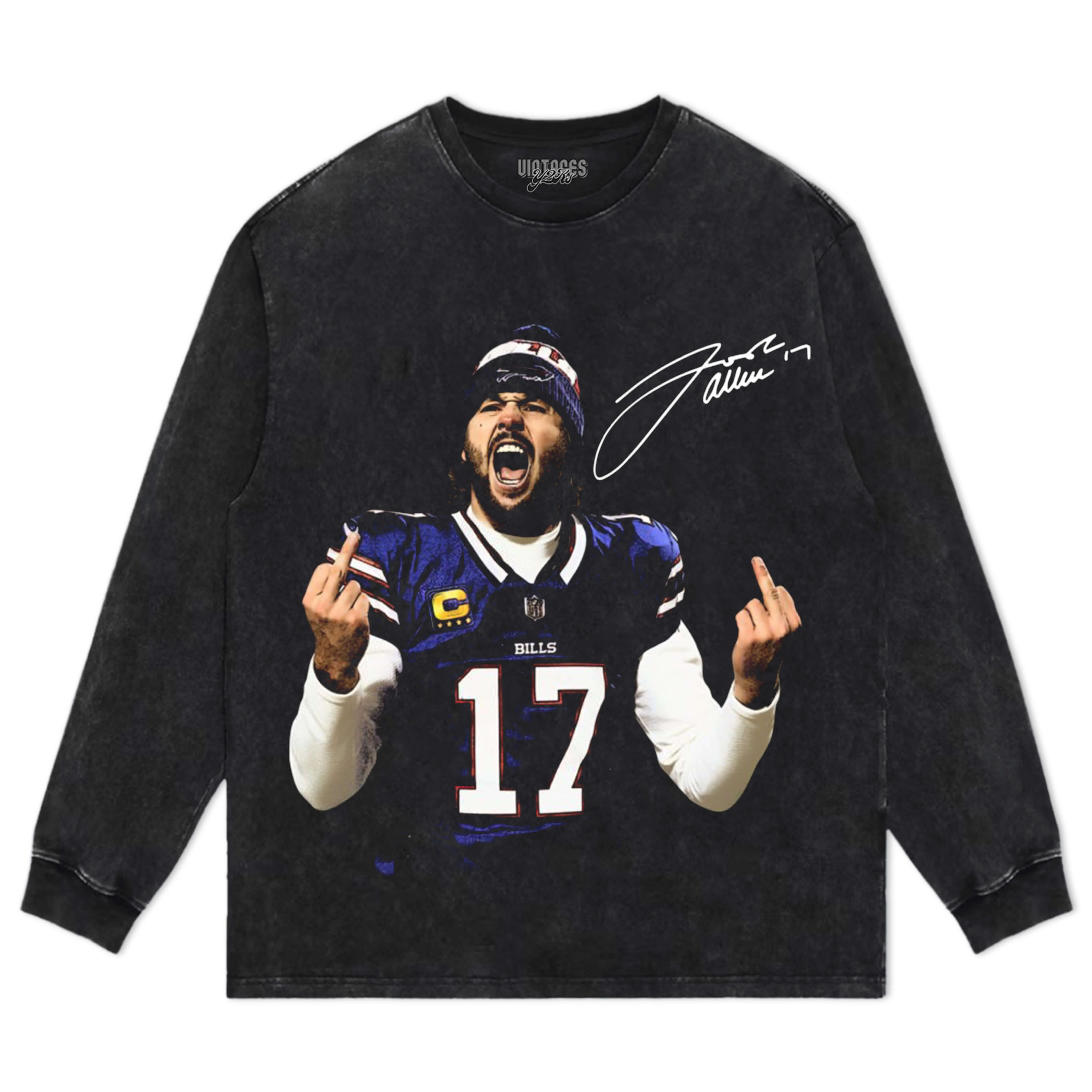 MIDLE FINGER JOSH ALLEN TEE & LS & HOODIE