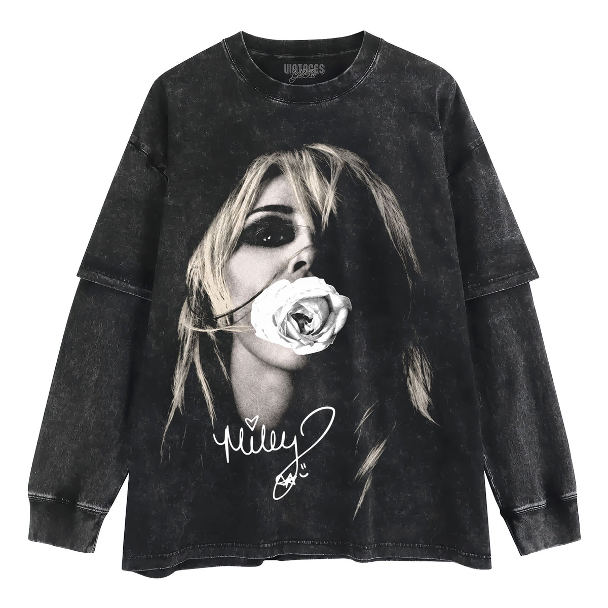 MILEY - 《BASS PERSUADES》 SIGNATURE TANK TOP & TEE & LONG SLEEVE & LAYERED LS & HOODIE