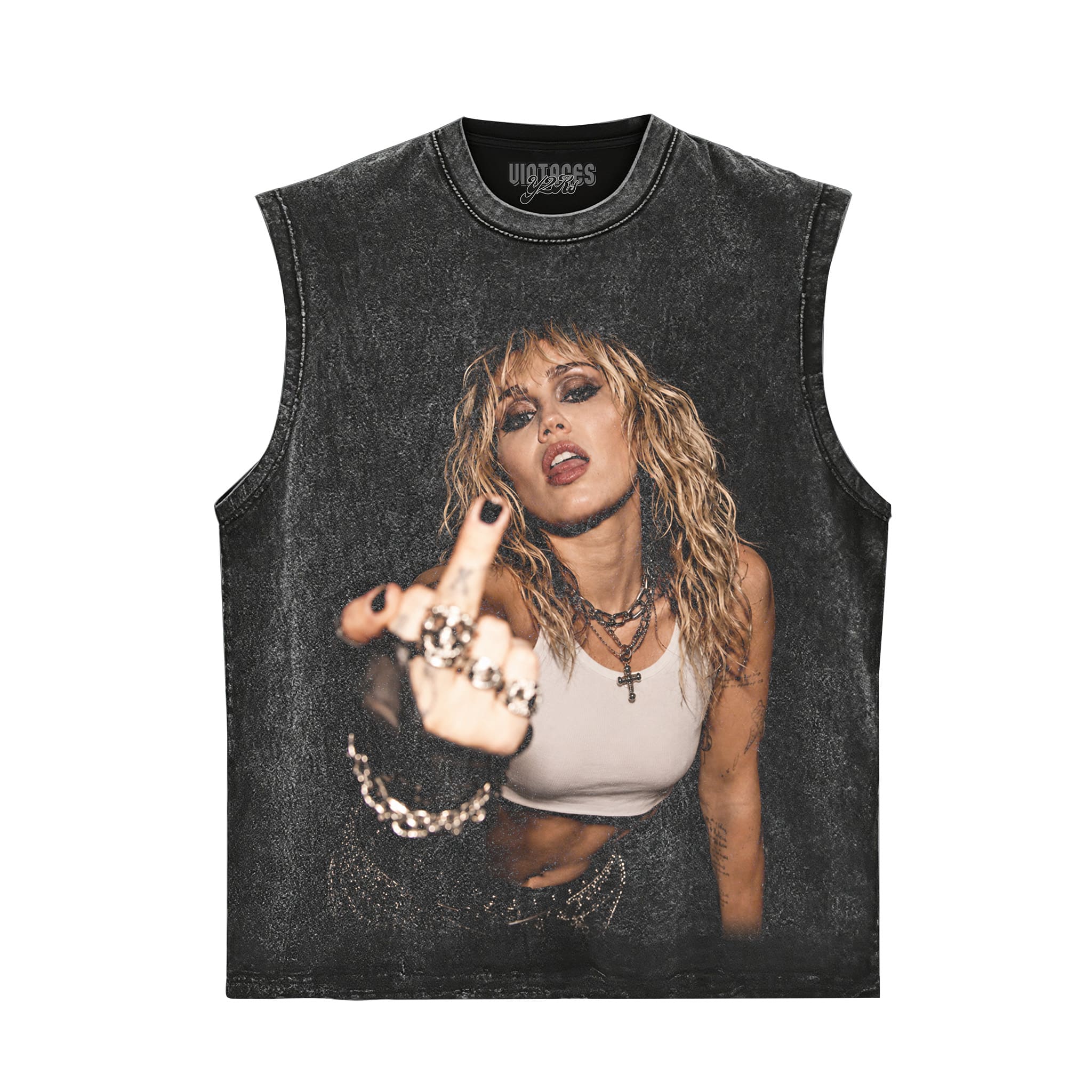 MILEY - MIDDLE FINGER TANK TOP & TEE & LONG SLEEVE & LAYERED LS & HOODIE
