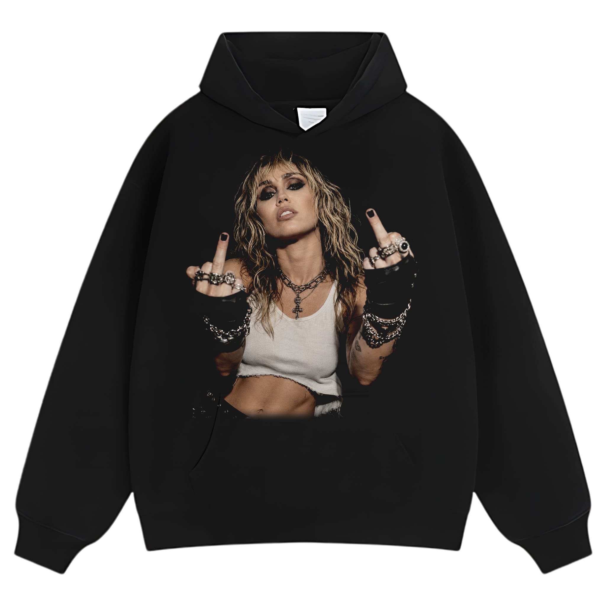 MILEY - MIDDLE FINGER V2 TANK TOP & TEE & LONG SLEEVE & LAYERED LS & HOODIE