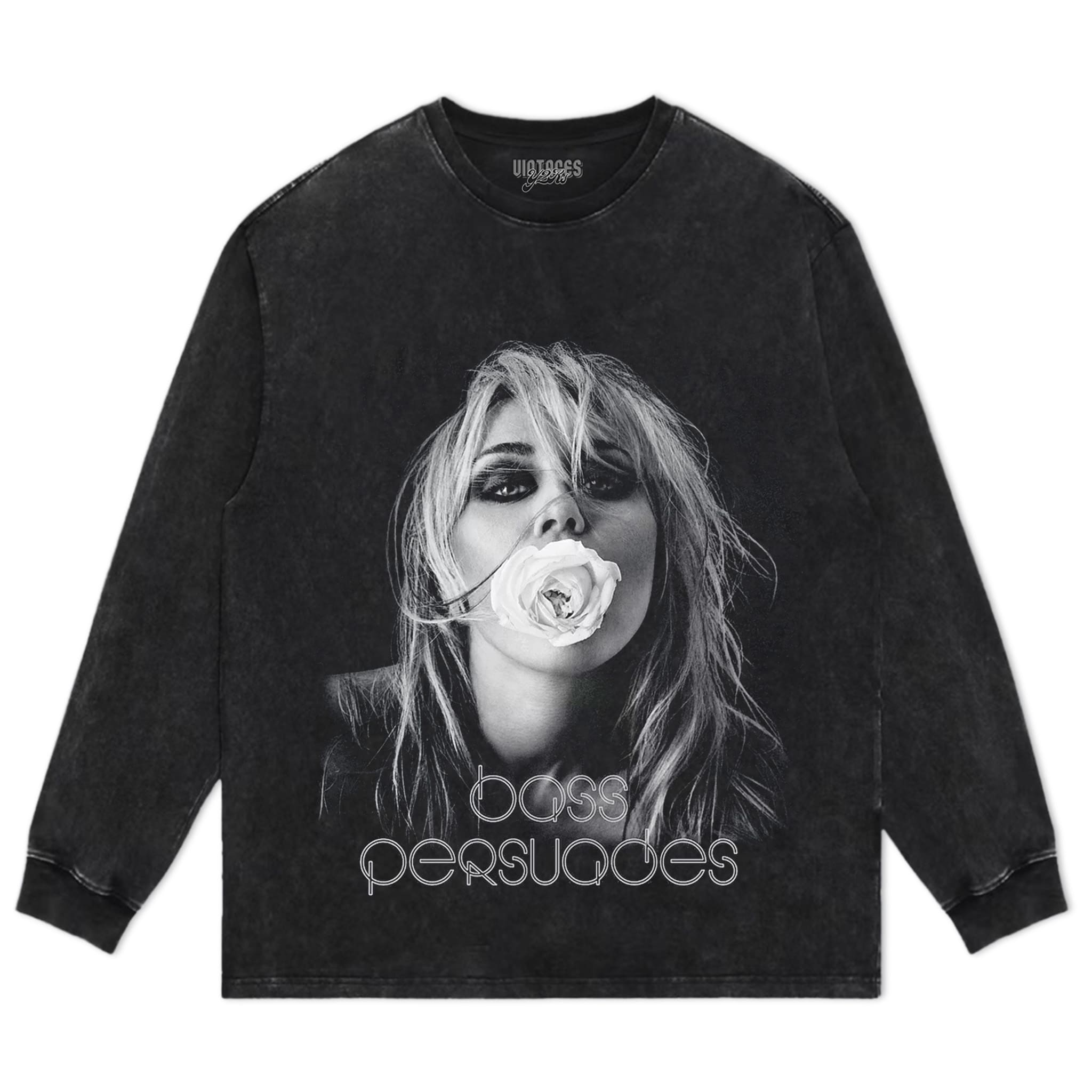 MILEY CYRUS & BASS PERSUADES TANK TOP & TEE & LONG SLEEVE & LAYERED LS & HOODIE