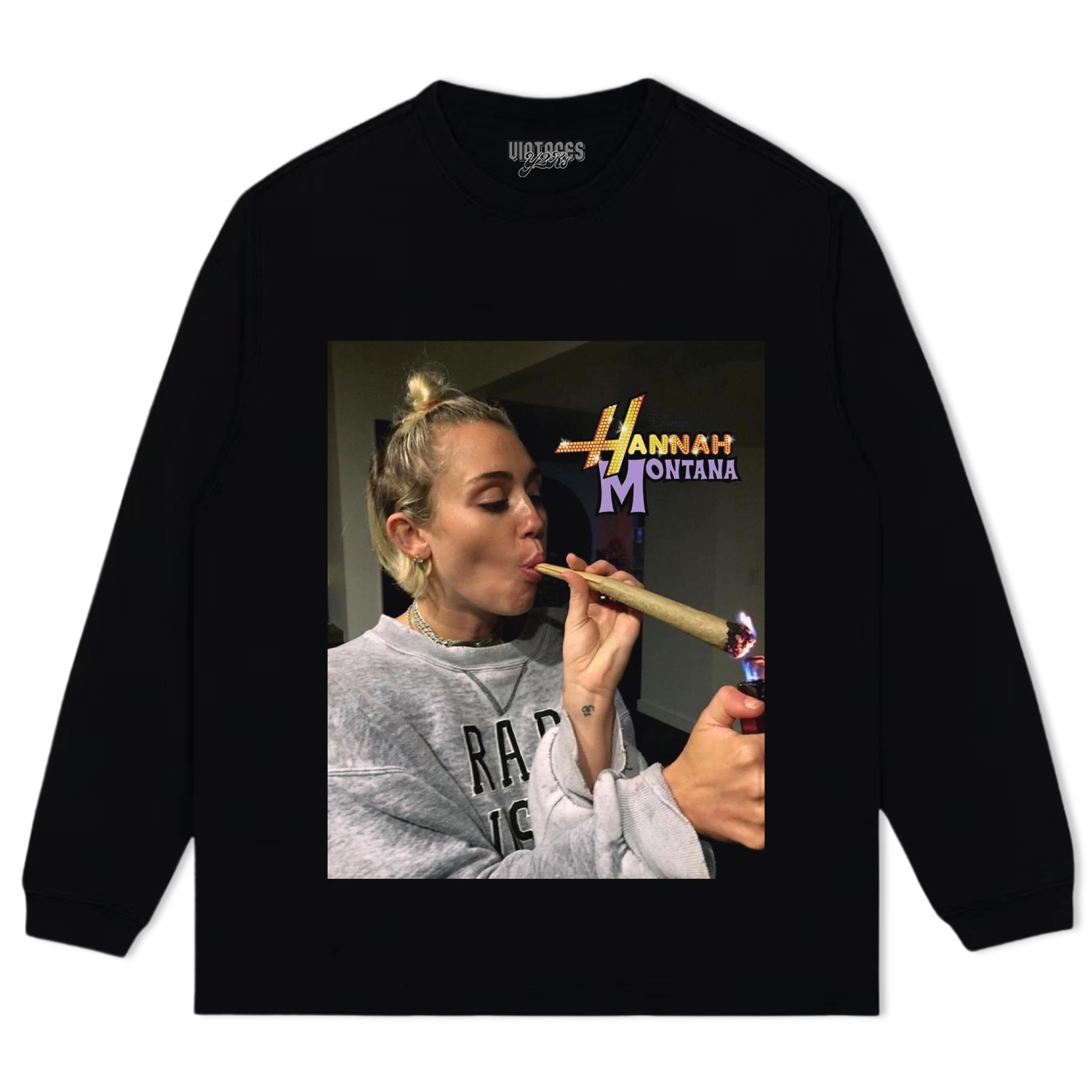 MILEY CYRUS HANNAH MONTANA FUNNY SMOKING TEE & LS & HOODIE