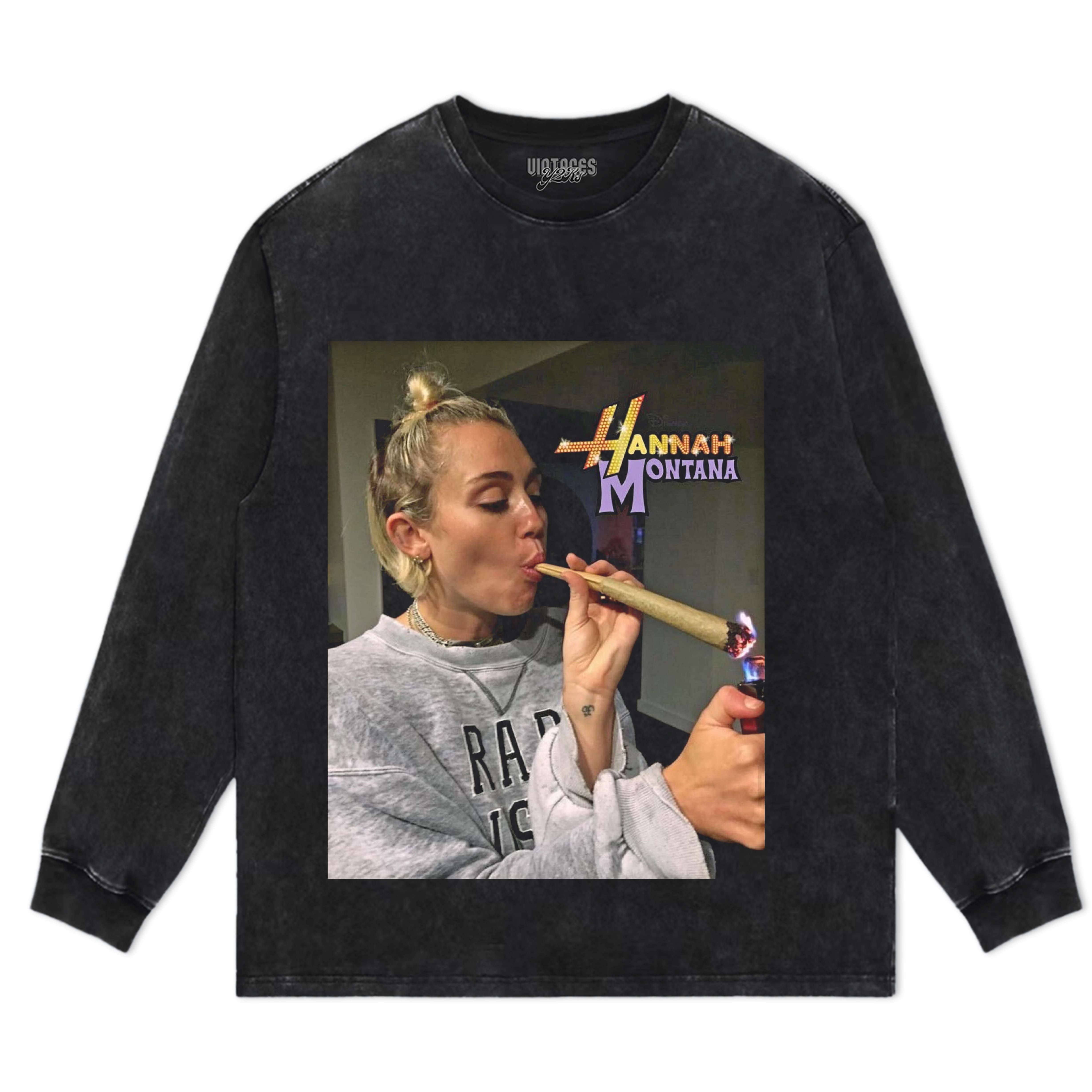 MILEY CYRUS HANNAH MONTANA FUNNY SMOKING TEE & LS & HOODIE