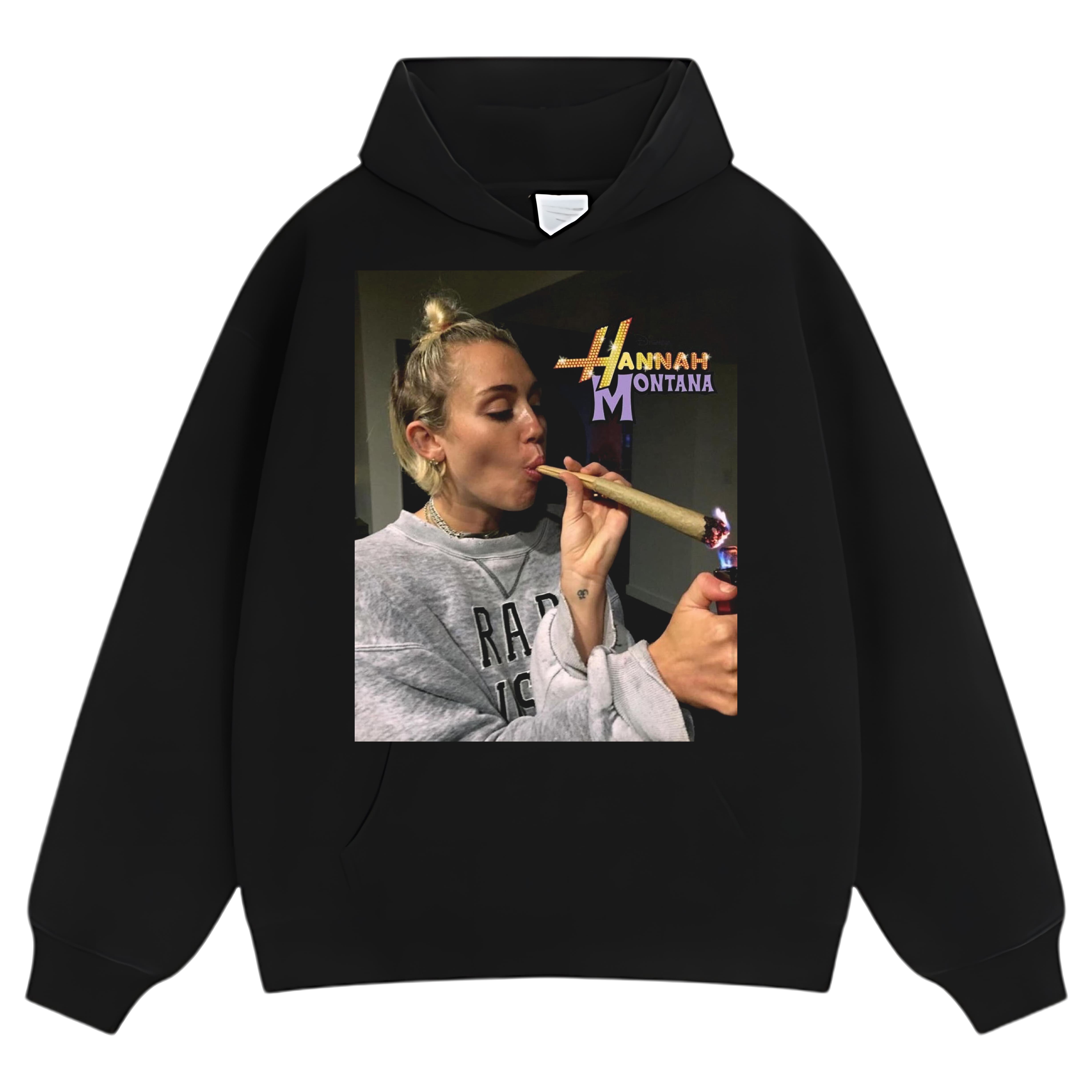 MILEY CYRUS HANNAH MONTANA FUNNY SMOKING TEE & LS & HOODIE