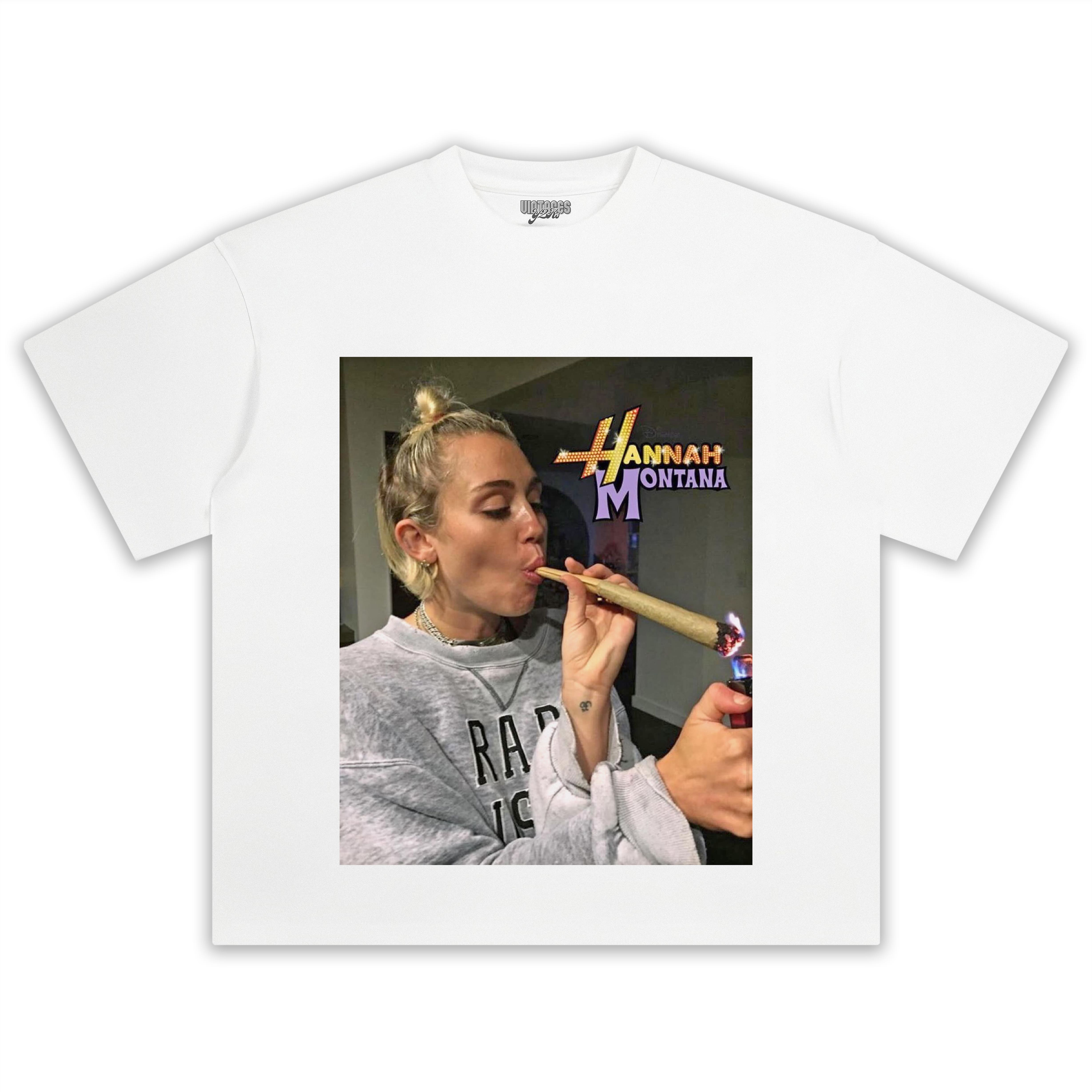 MILEY CYRUS HANNAH MONTANA FUNNY SMOKING TEE & LS & HOODIE