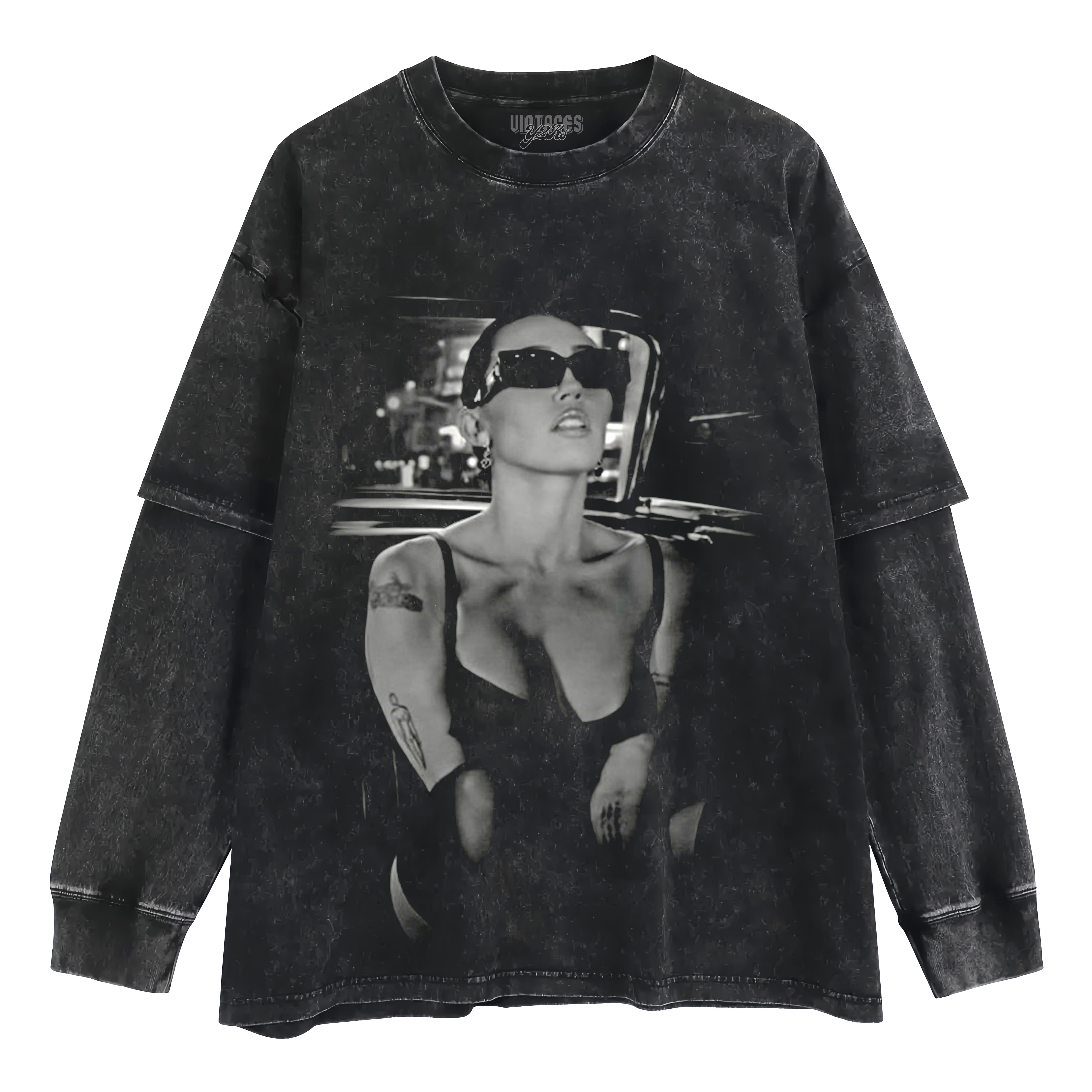 MILEY CYRUS V2 LAYERED LONG SLEEVE