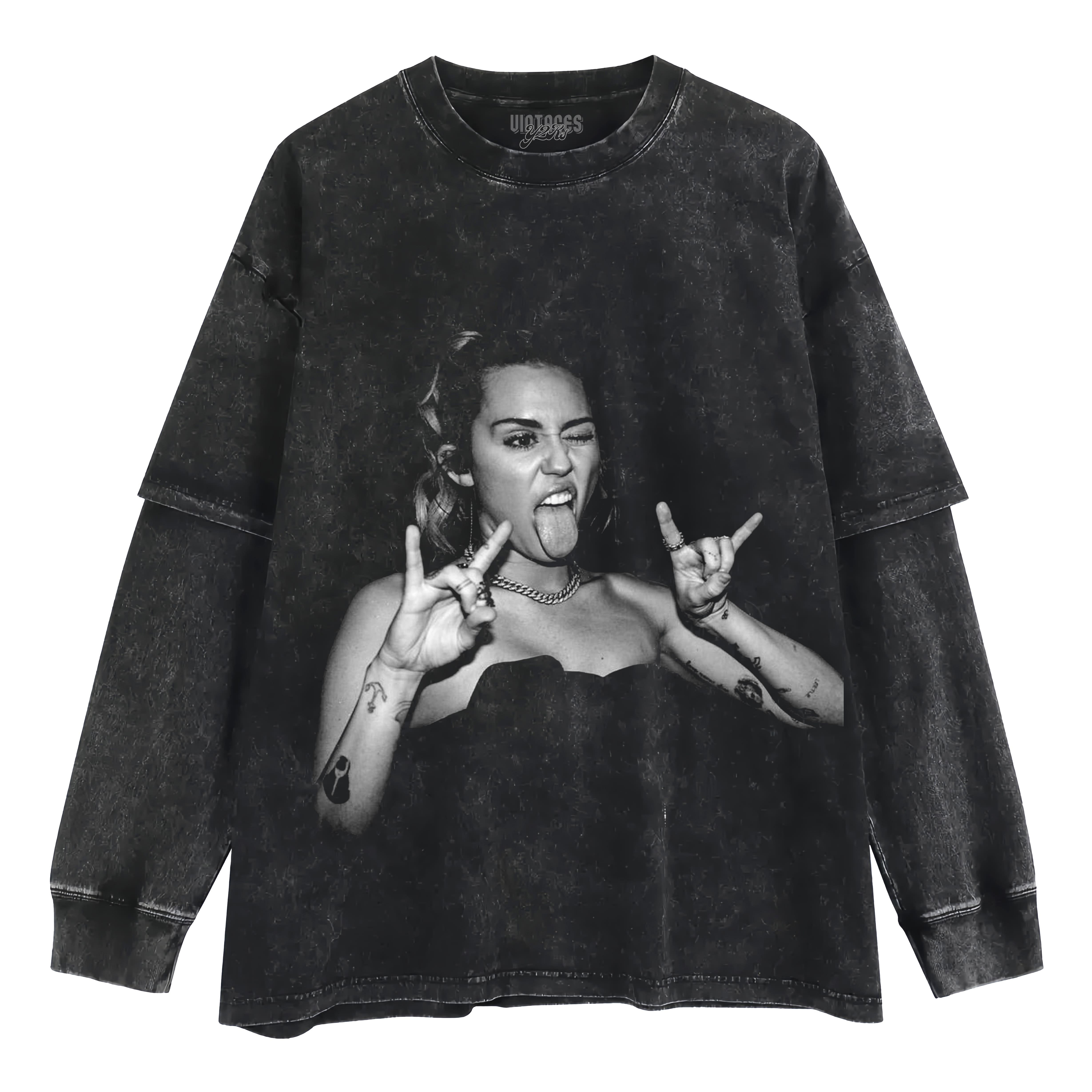 MILEY CYRUS V3 LAYERED LONG SLEEVE