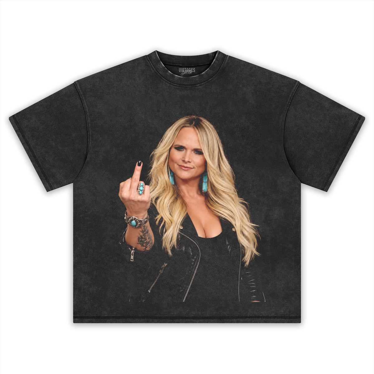 MIRANDA LAMBERT - MIDDLE FINGER TANK TOP & TEE & LONG SLEEVE & LAYERED LS & HOODIE