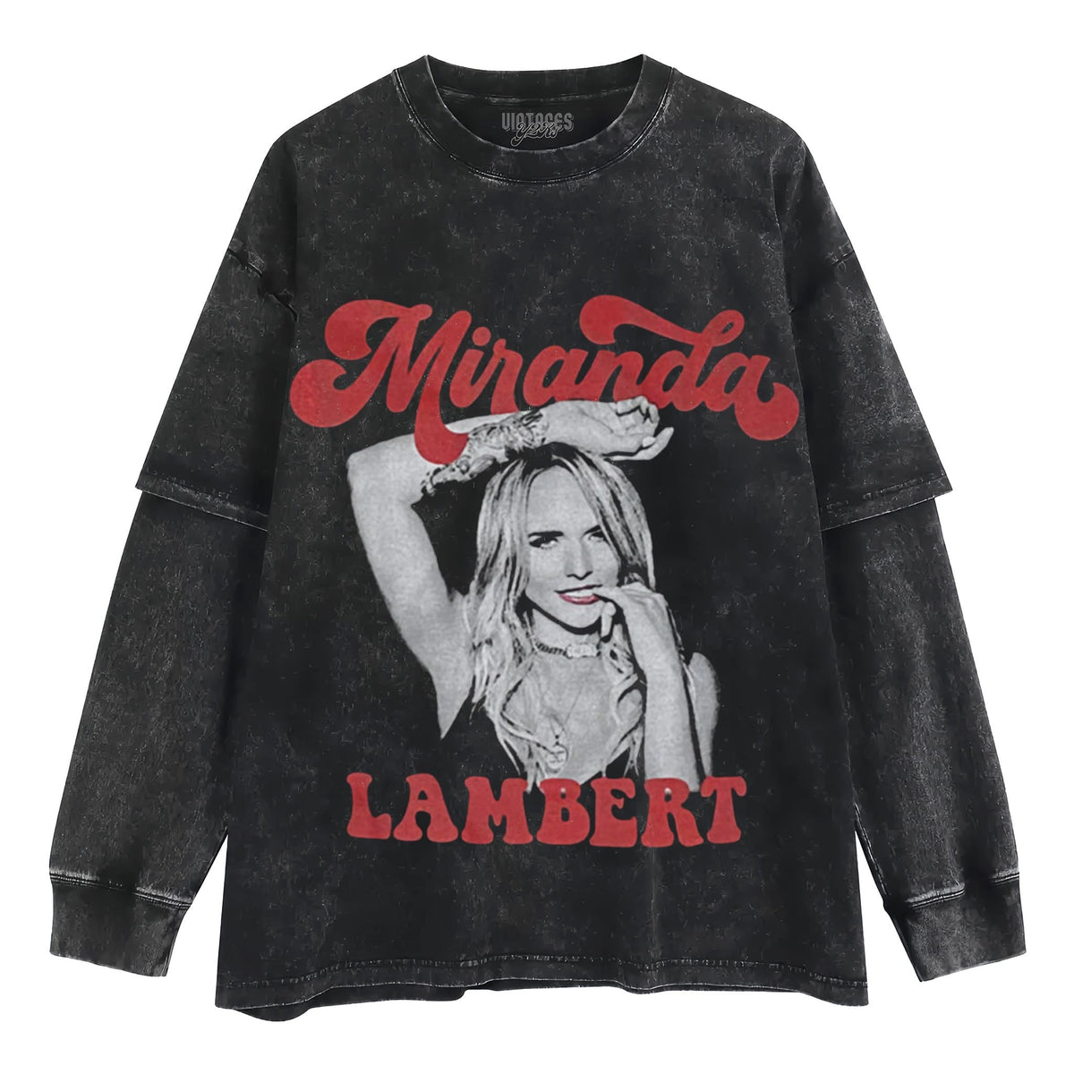 MIRANDA LAMBERT MUSIC ART TANK TOP & TEE & LONG SLEEVE & LAYERED LS & HOODIE