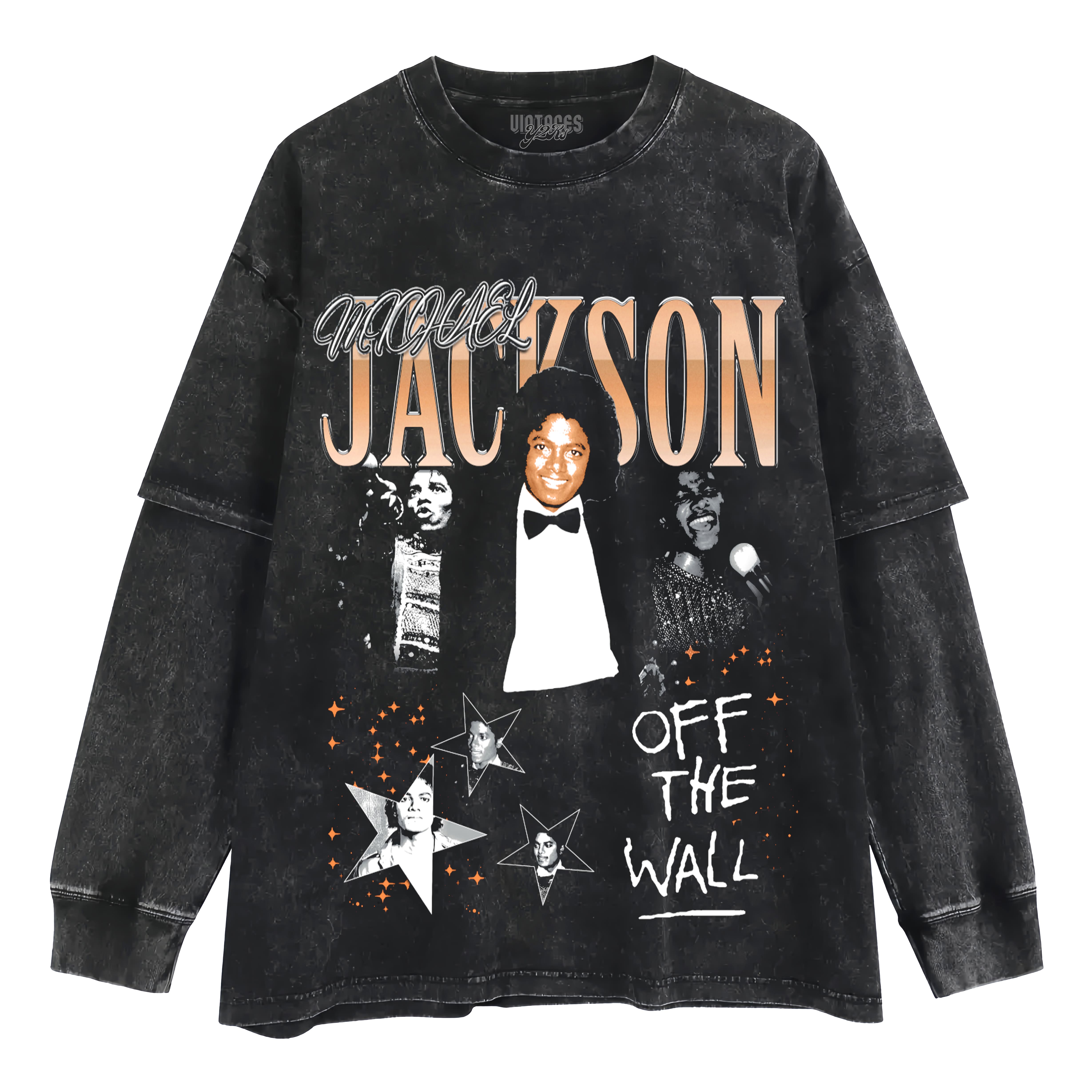 MICHAEL JACKSON OFF THE WALL ICON TANK TOP & TEE & LONG SLEEVE & LAYERED LS & HOODIE