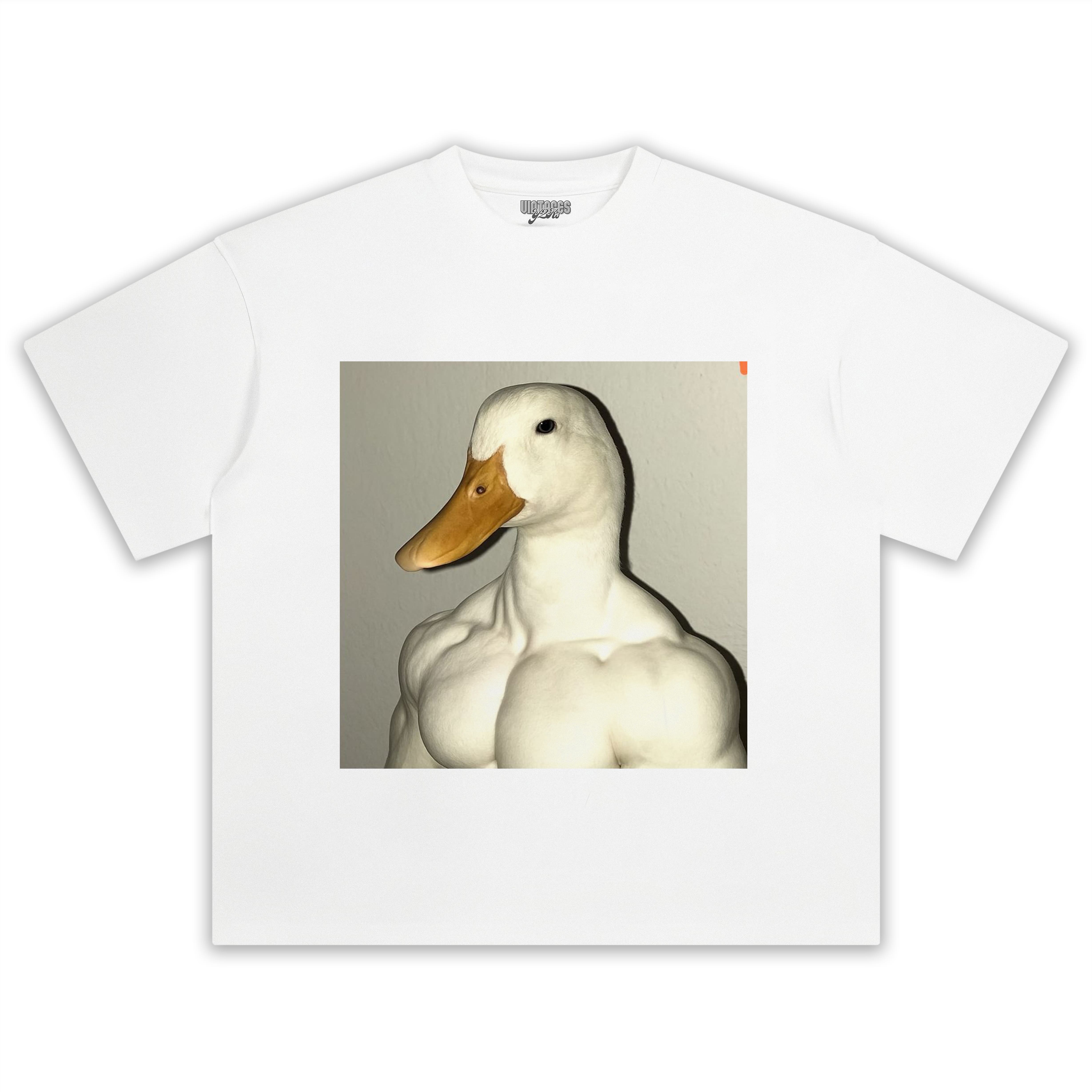 MUSCLE GOOSE MEME TEE & LS & HOODIE