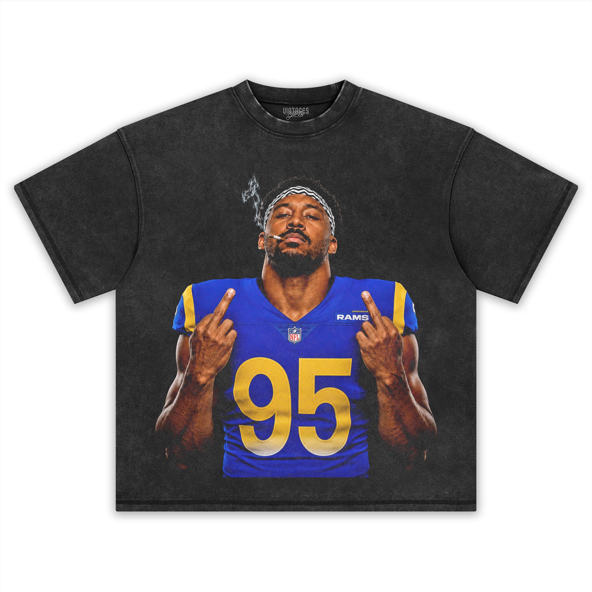 MYLES GARRETT - MIDDLE FINGER TANK TOP & TEE & LONG SLEEVE & LAYERED LS & HOODIE