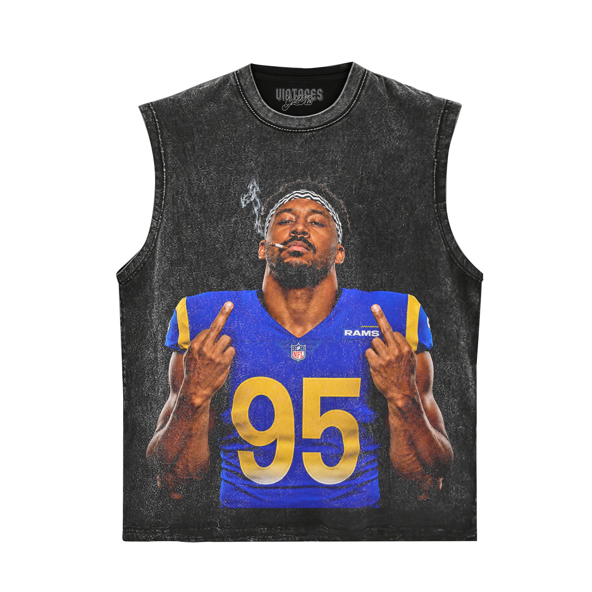 MYLES GARRETT - MIDDLE FINGER TANK TOP & TEE & LONG SLEEVE & LAYERED LS & HOODIE