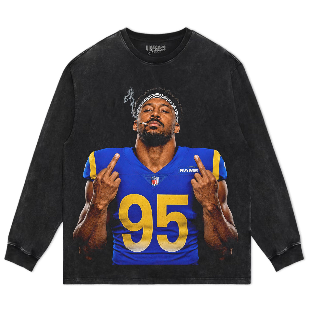 MYLES GARRETT - MIDDLE FINGER TANK TOP & TEE & LONG SLEEVE & LAYERED LS & HOODIE