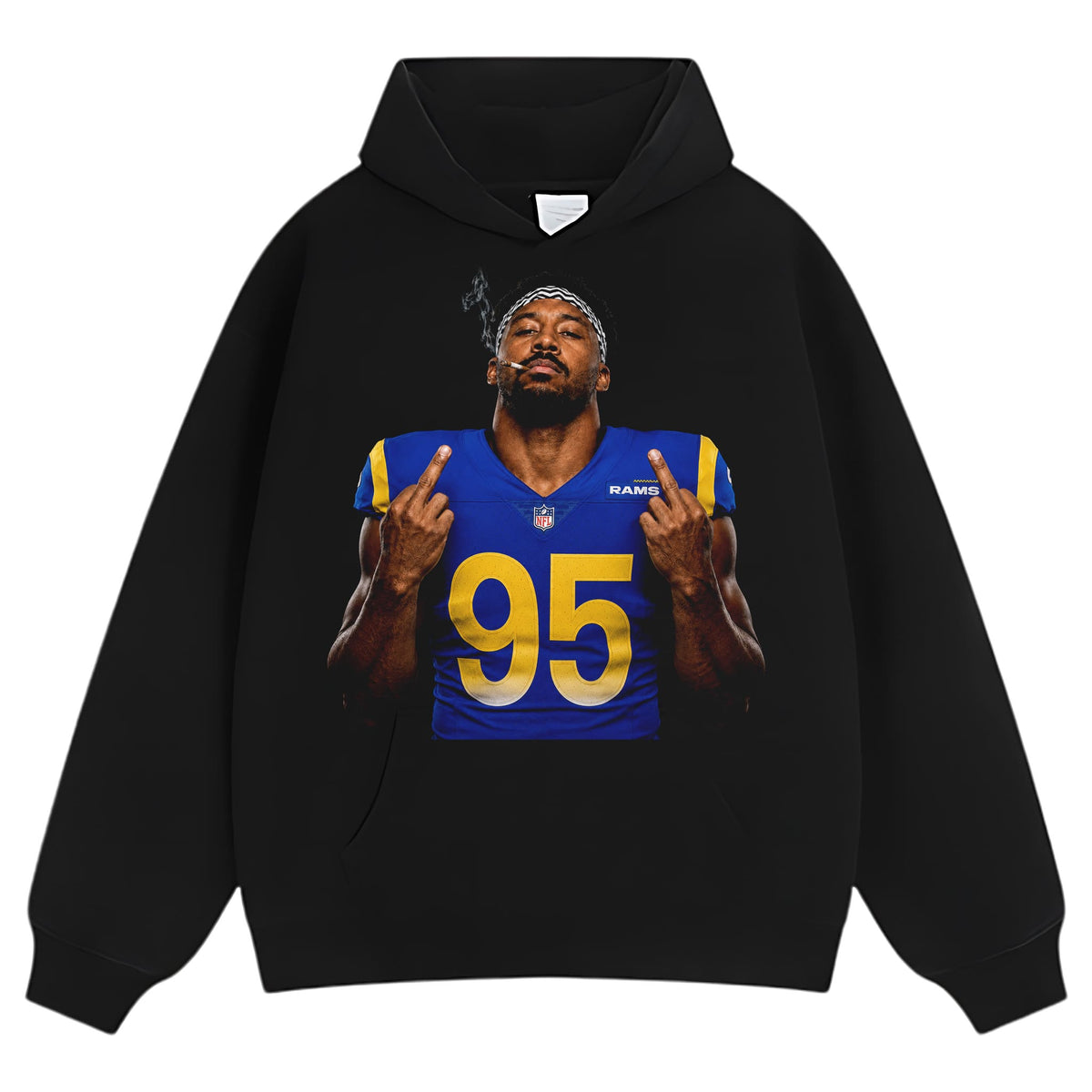MYLES GARRETT - MIDDLE FINGER TANK TOP & TEE & LONG SLEEVE & LAYERED LS & HOODIE