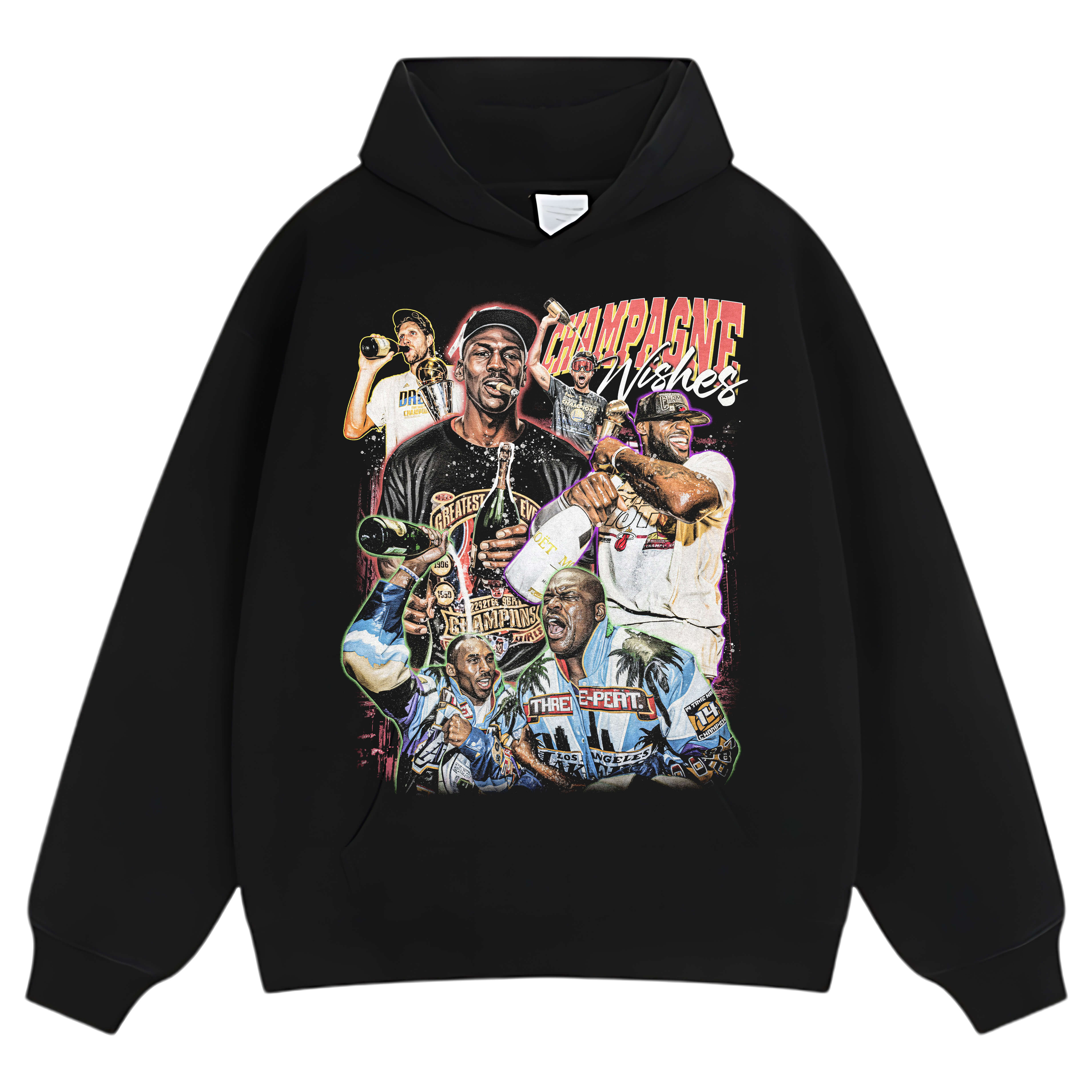 NBA CHAMPIONSHIP CHAMPAGNE WISHES TEE & LS & HOODIE