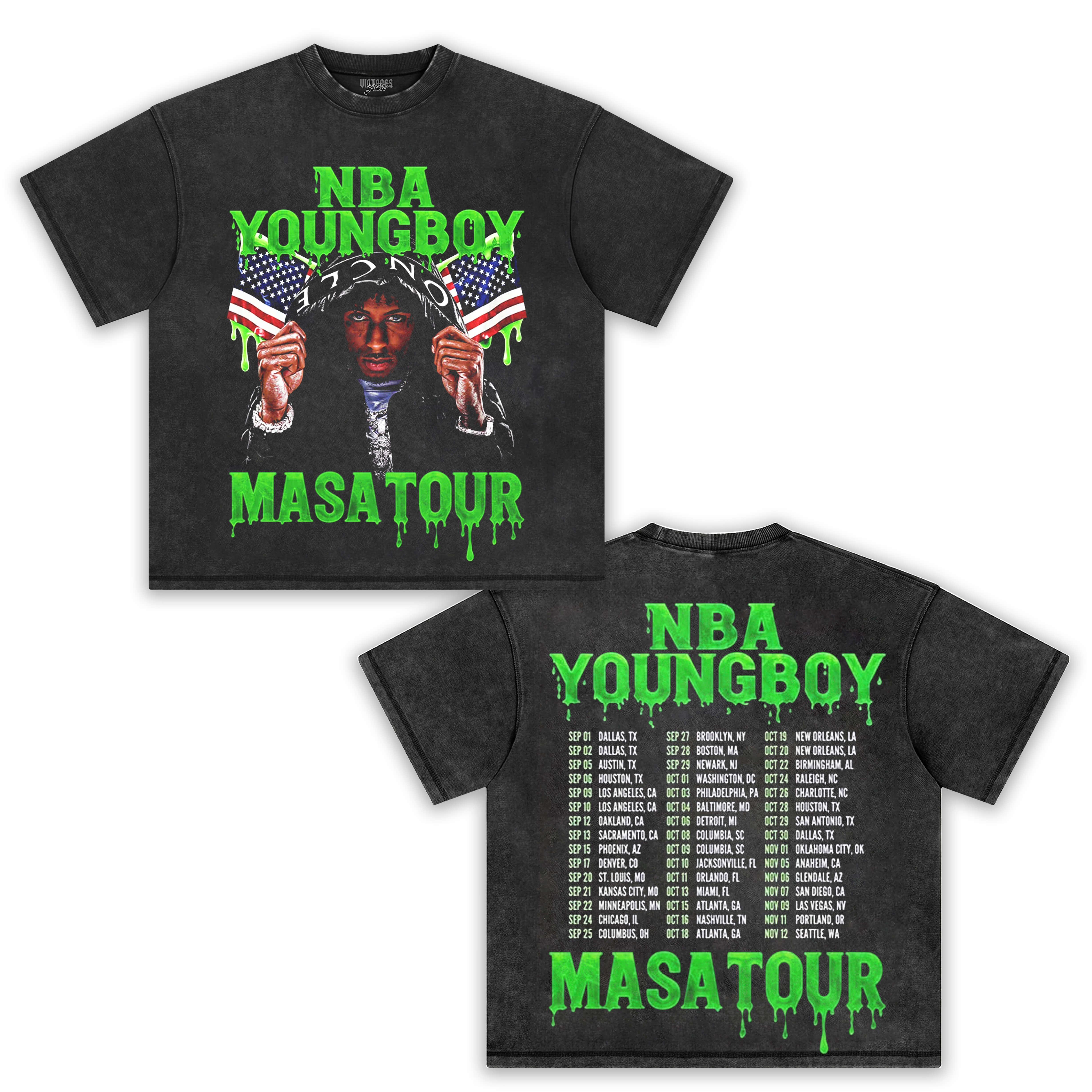 NBA YOUNGBOY MASA TOUR V2 TEE