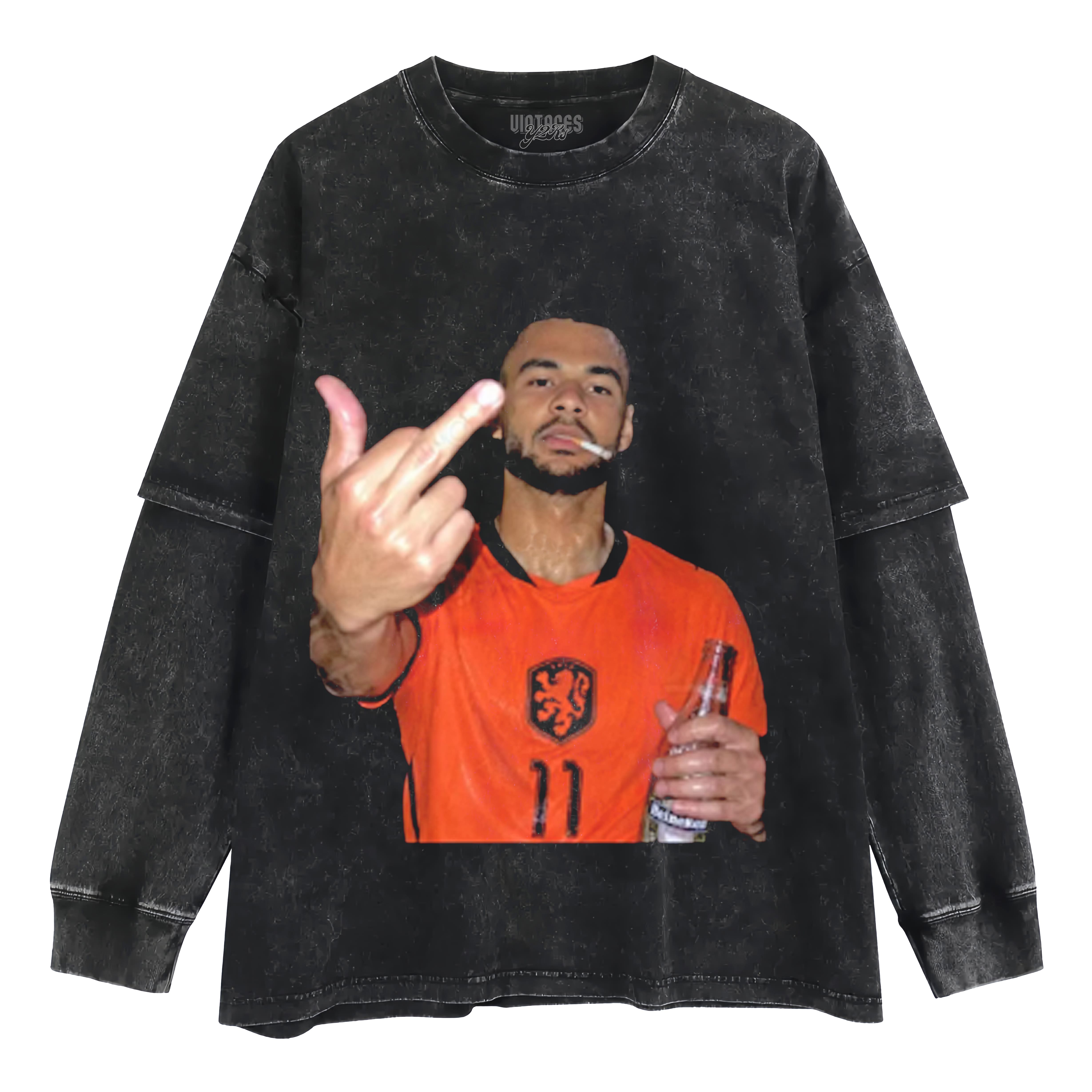 NETHERLANDS FOOTBALL STYLE V2 UNISEX TOP & TEE & LONG SLEEVE & LAYERED LS & HOODIE