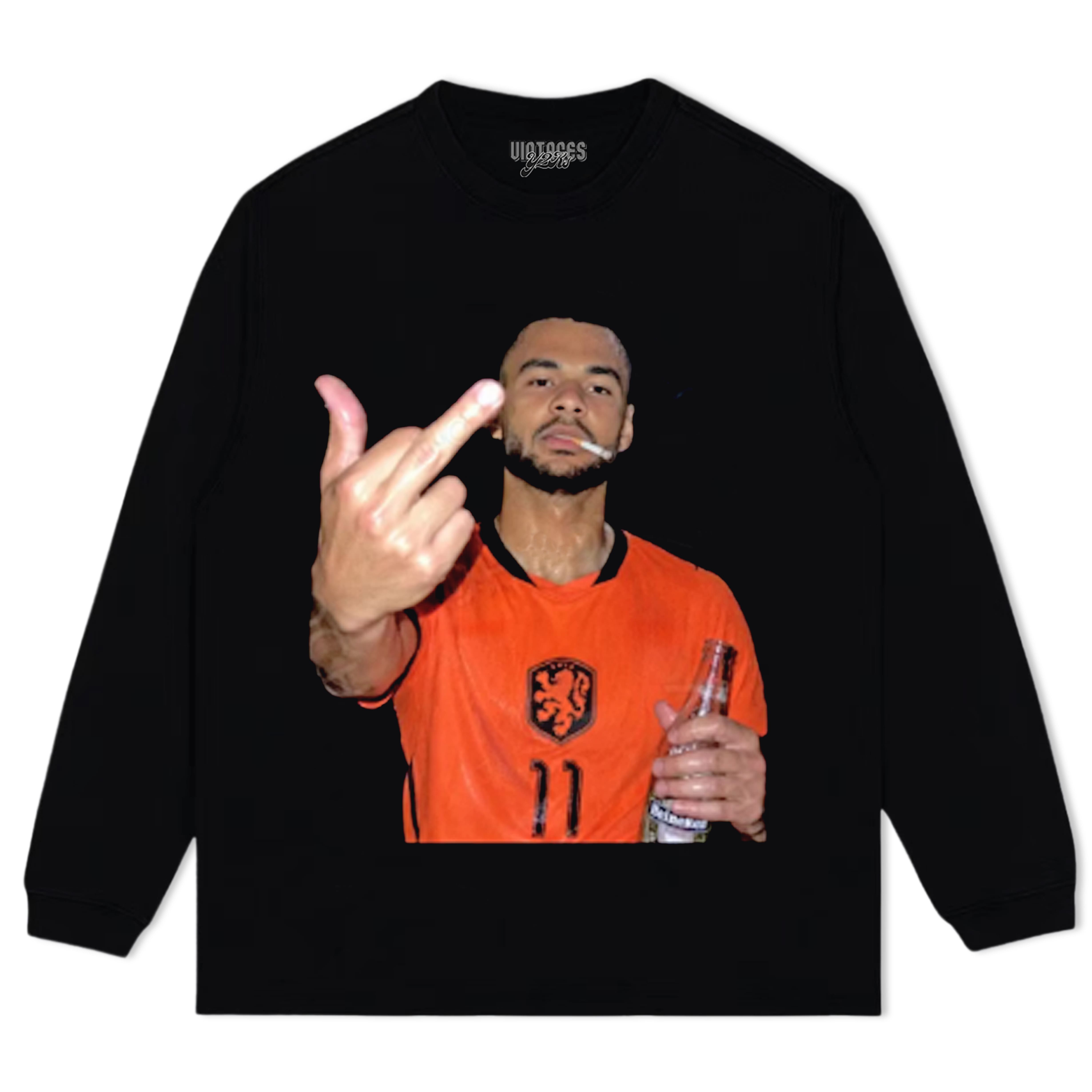 NETHERLANDS FOOTBALL STYLE V2 UNISEX TOP & TEE & LONG SLEEVE & LAYERED LS & HOODIE