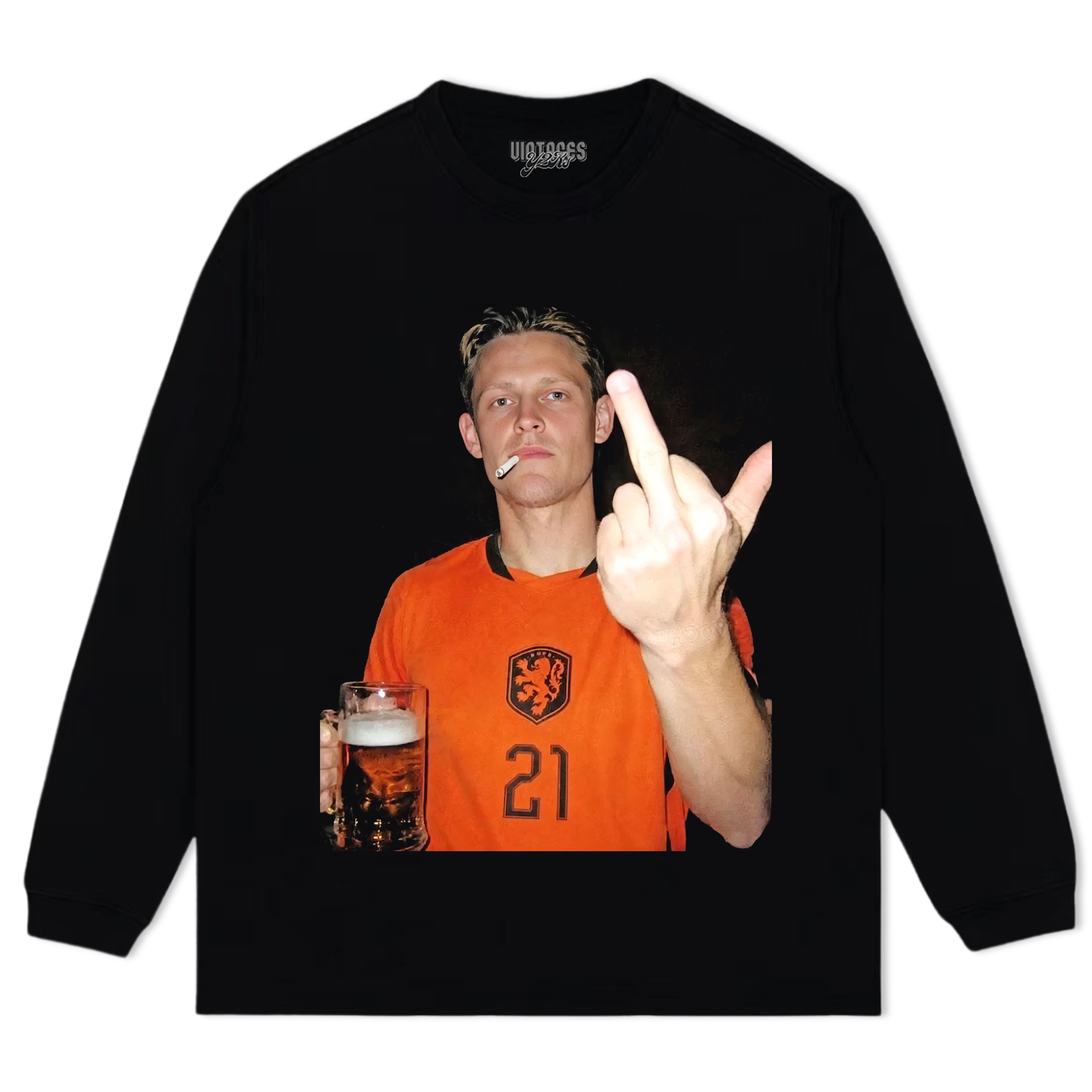 NETHERLANDS FOOTBALL STYLE V4 UNISEX TOP & TEE & LONG SLEEVE & LAYERED LS & HOODIE