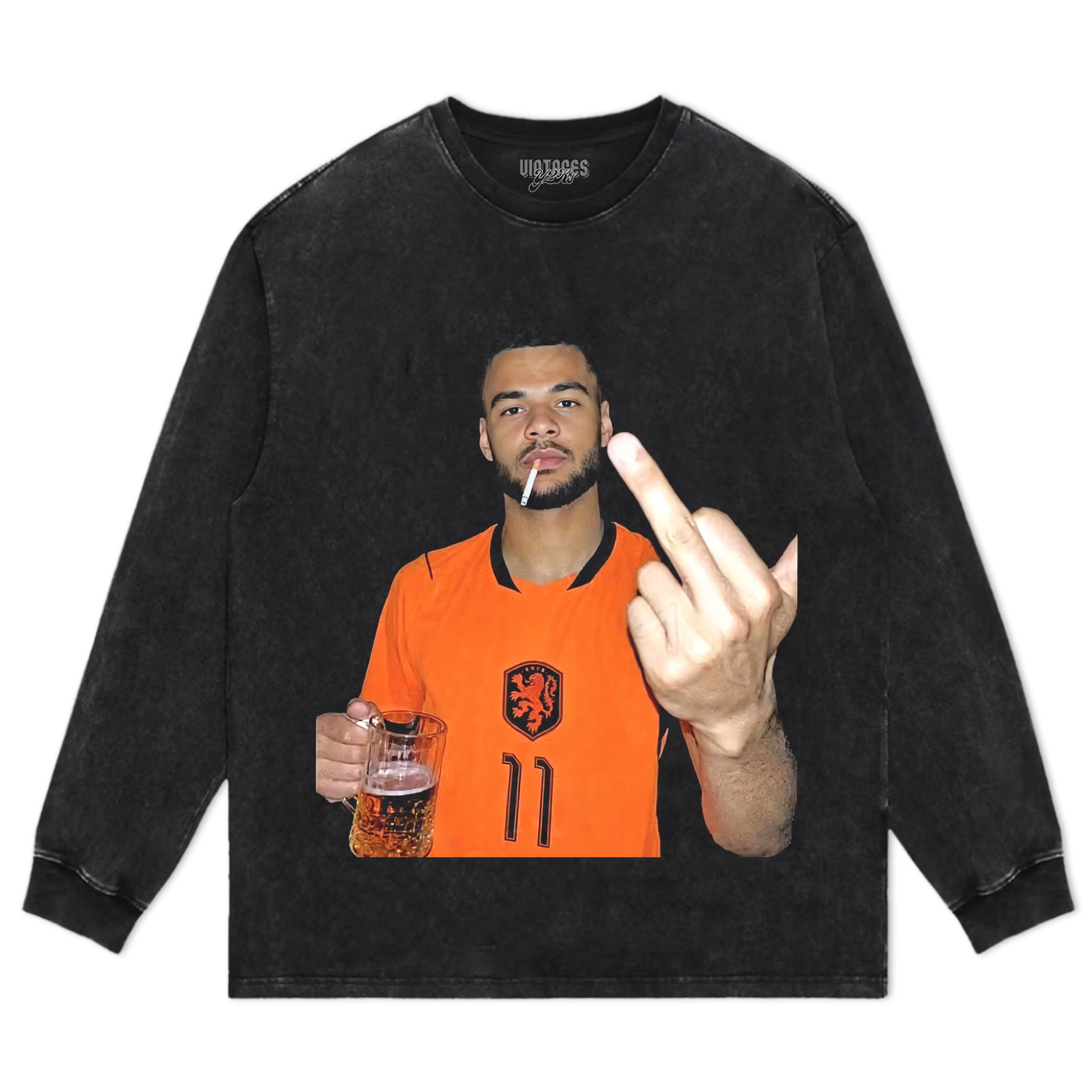 NETHERLANDS FOOTBALL STYLE V6 UNISEX TOP & TEE & LONG SLEEVE & LAYERED LS & HOODIE