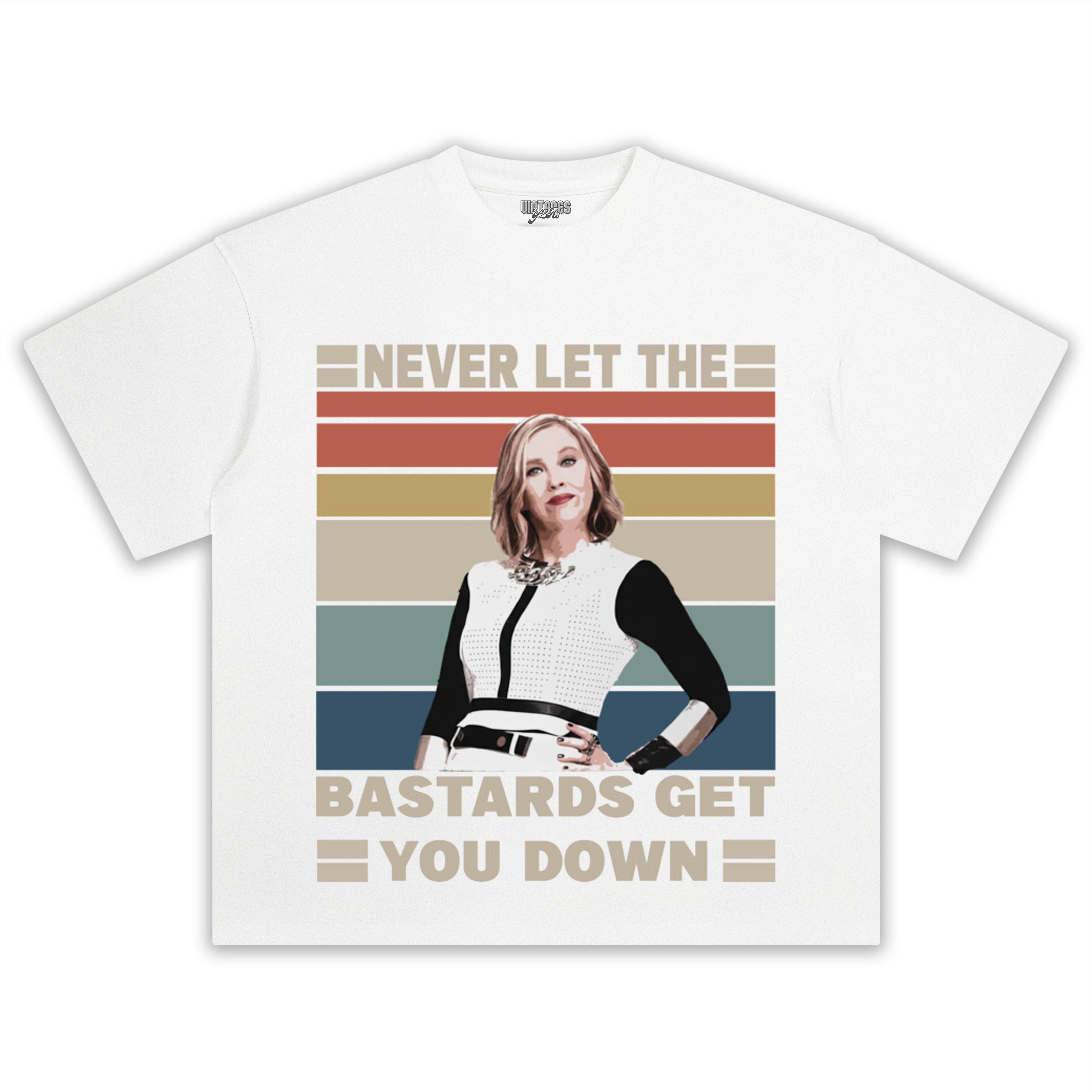 NET LET THE BASTARDS GET YOU DOWN - MOIRA-ROSE TEE & LS & HOODIE