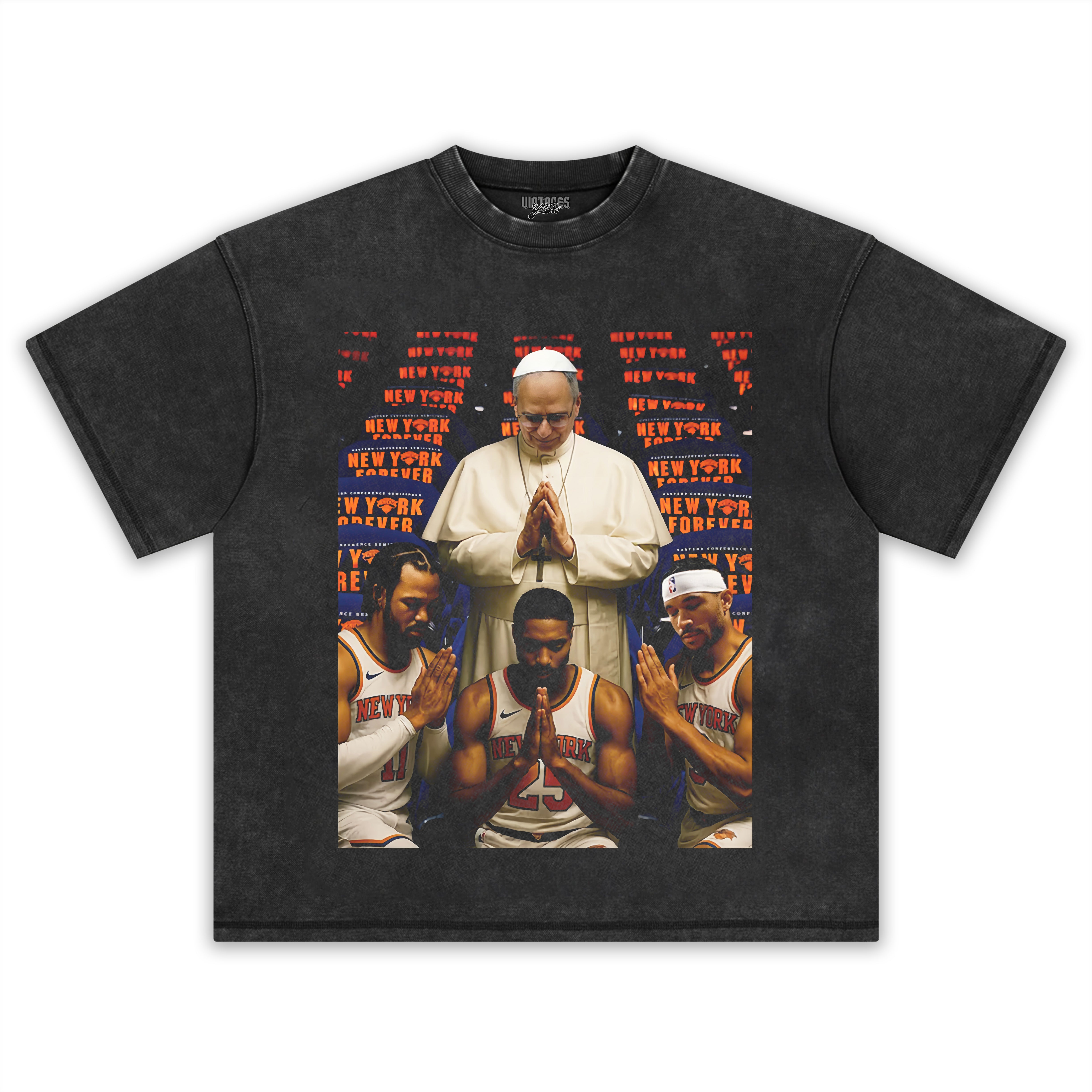 NEW POPE & NEW YORK KNICKS TEE