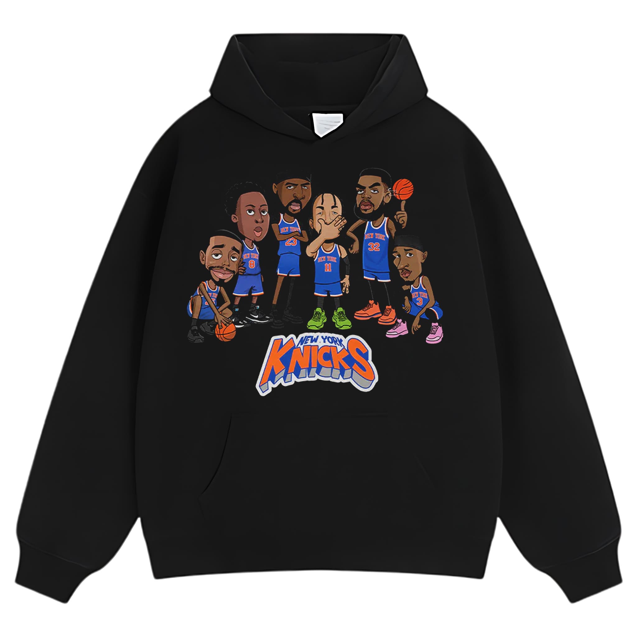 NEW YORK 2026 CHAMPION CARTOON TANK TOP & TEE & LONG SLEEVE & LAYERED LS & HOODIE