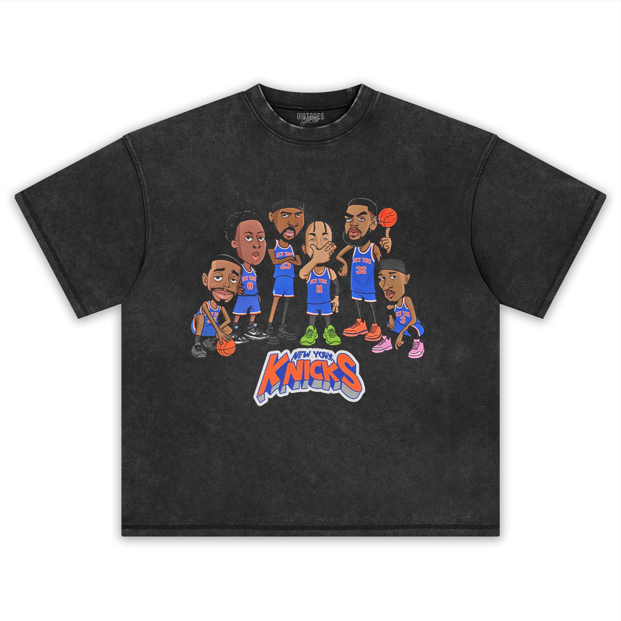 NEW YORK 2026 CHAMPION CARTOON TANK TOP & TEE & LONG SLEEVE & LAYERED LS & HOODIE