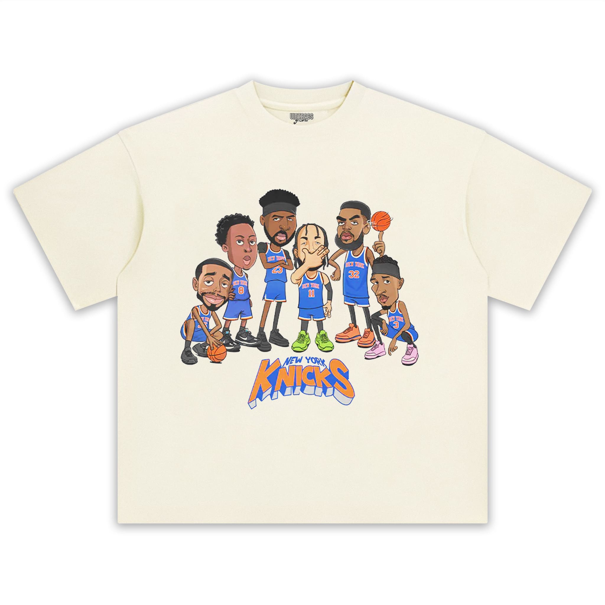 NEW YORK 2026 CHAMPION CARTOON TANK TOP & TEE & LONG SLEEVE & LAYERED LS & HOODIE