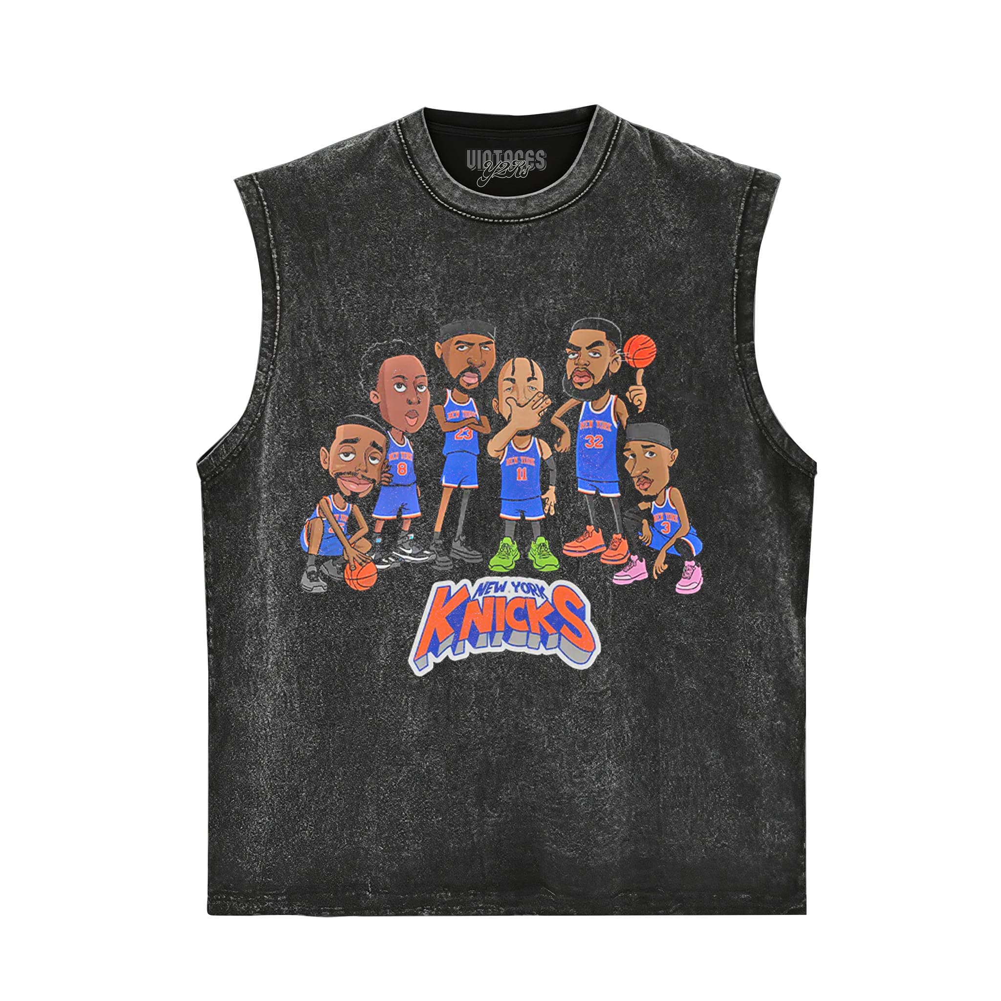 NEW YORK 2026 CHAMPION CARTOON TANK TOP & TEE & LONG SLEEVE & LAYERED LS & HOODIE
