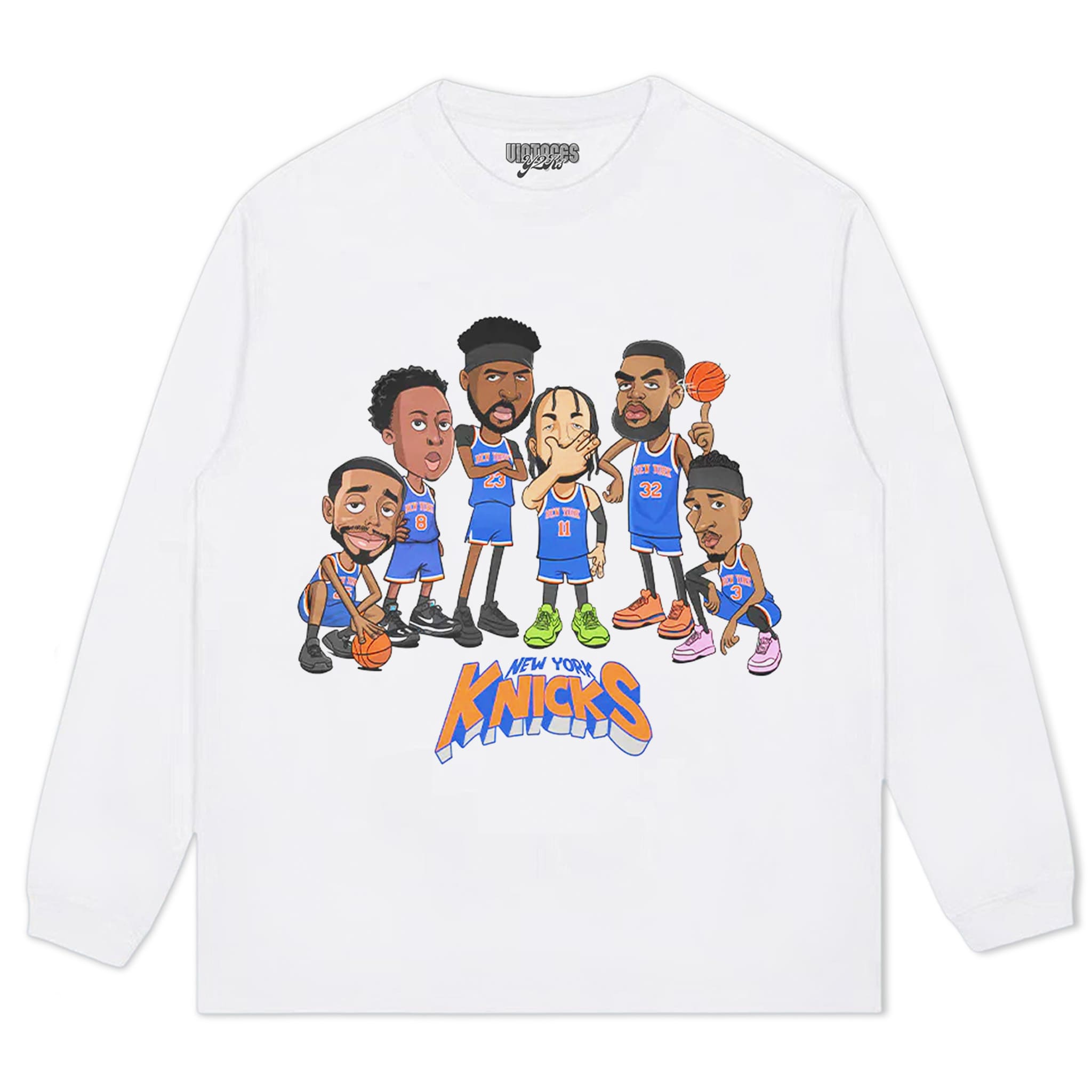 NEW YORK 2026 CHAMPION CARTOON TANK TOP & TEE & LONG SLEEVE & LAYERED LS & HOODIE