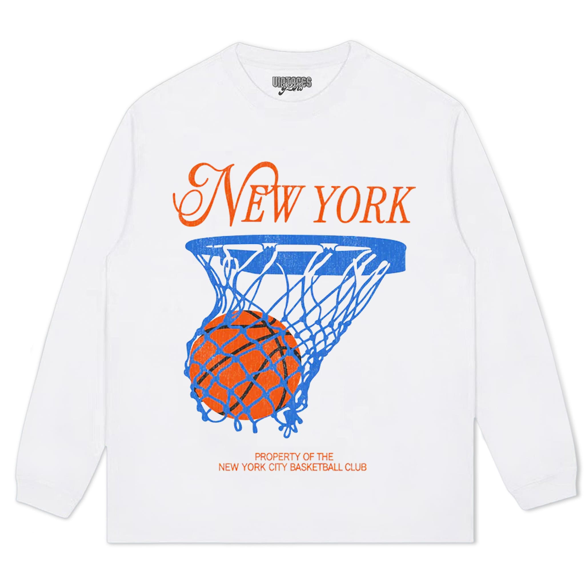 NEW YORK BASKETBALL TANK TOP & TEE & LONG SLEEVE & LAYERED LS & HOODIE