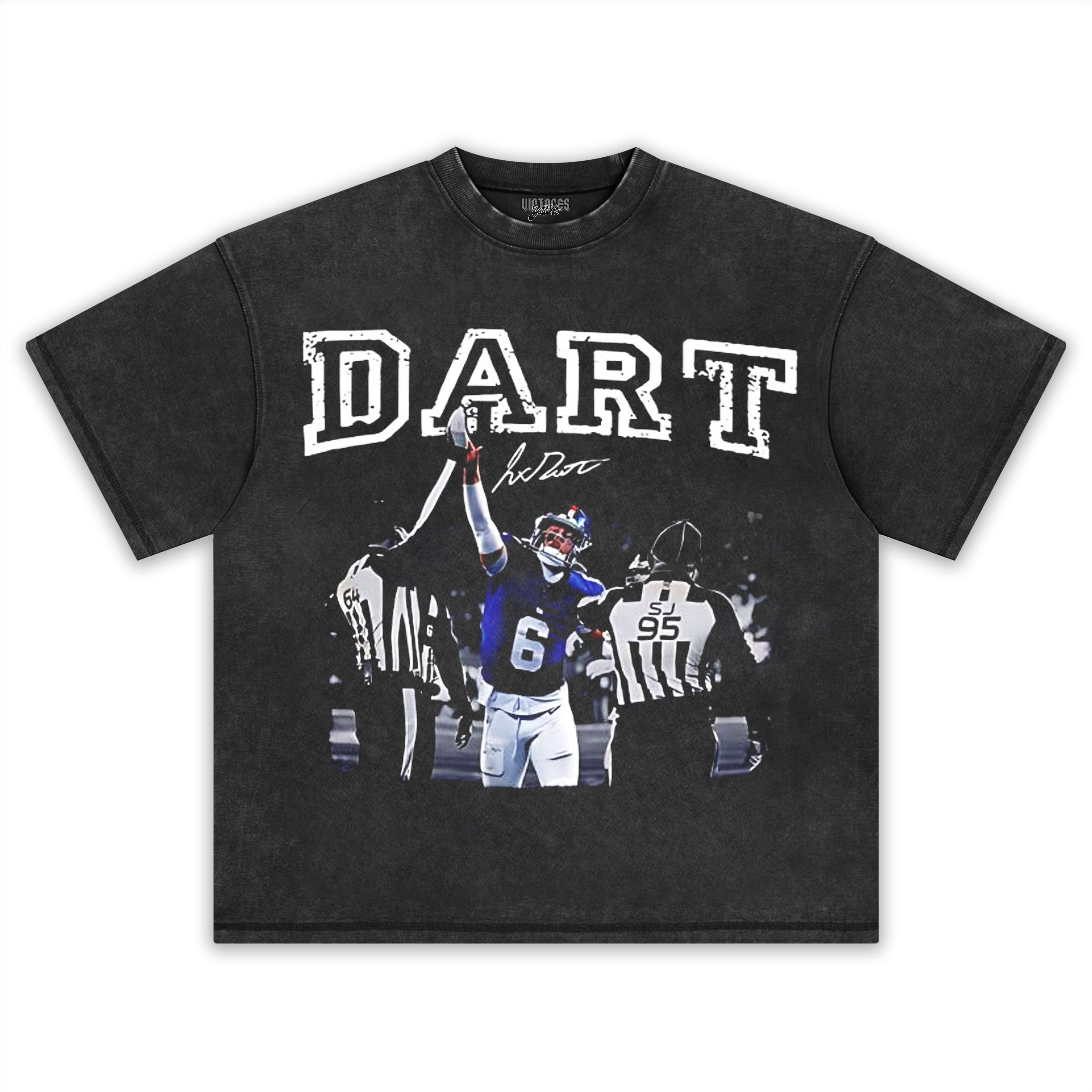 NEW YORK GIANTS JAXSON DART 06 THE FANTASTIC MOMENT TEE & LS & HOODIE
