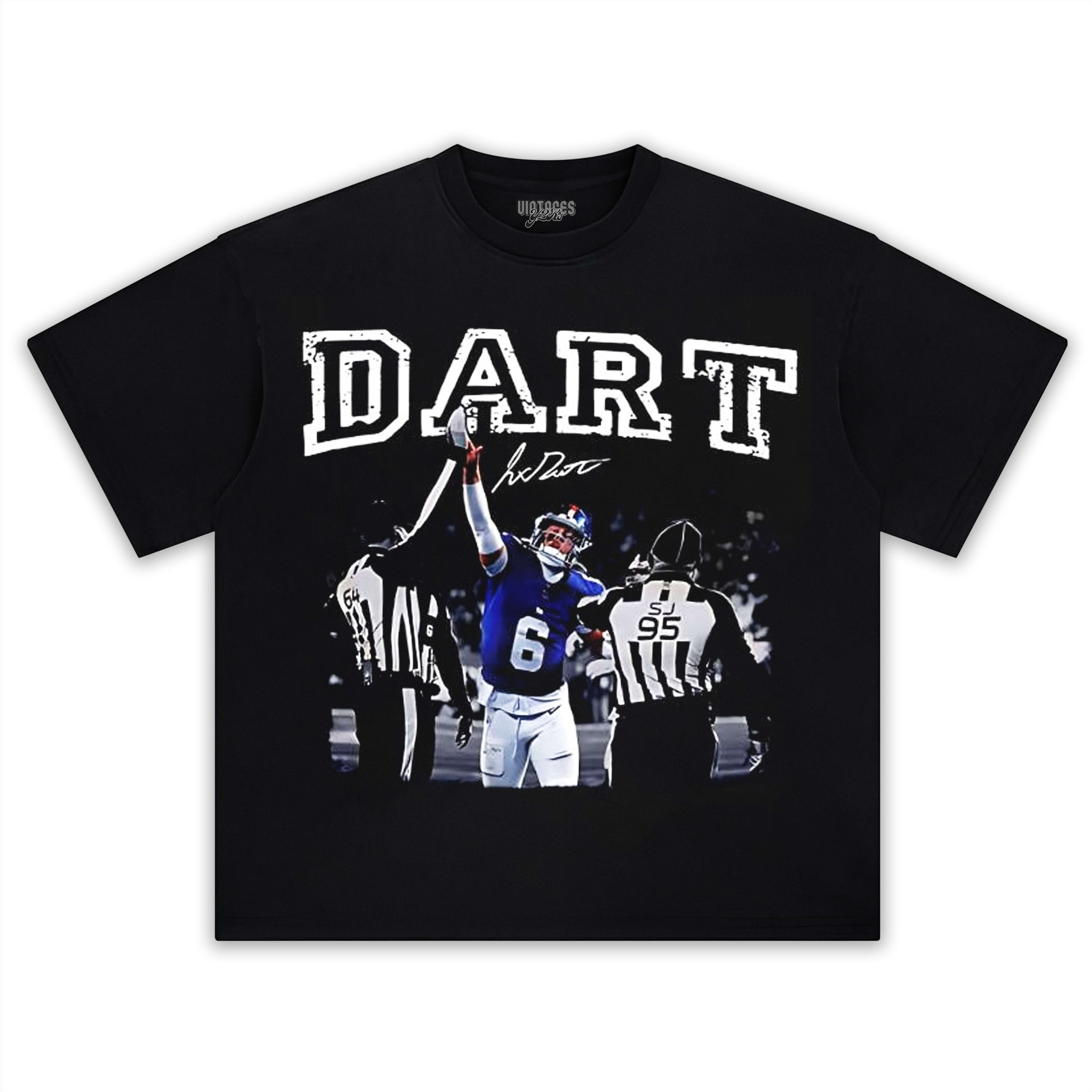 NEW YORK GIANTS JAXSON DART 06 THE FANTASTIC MOMENT TEE & LS & HOODIE
