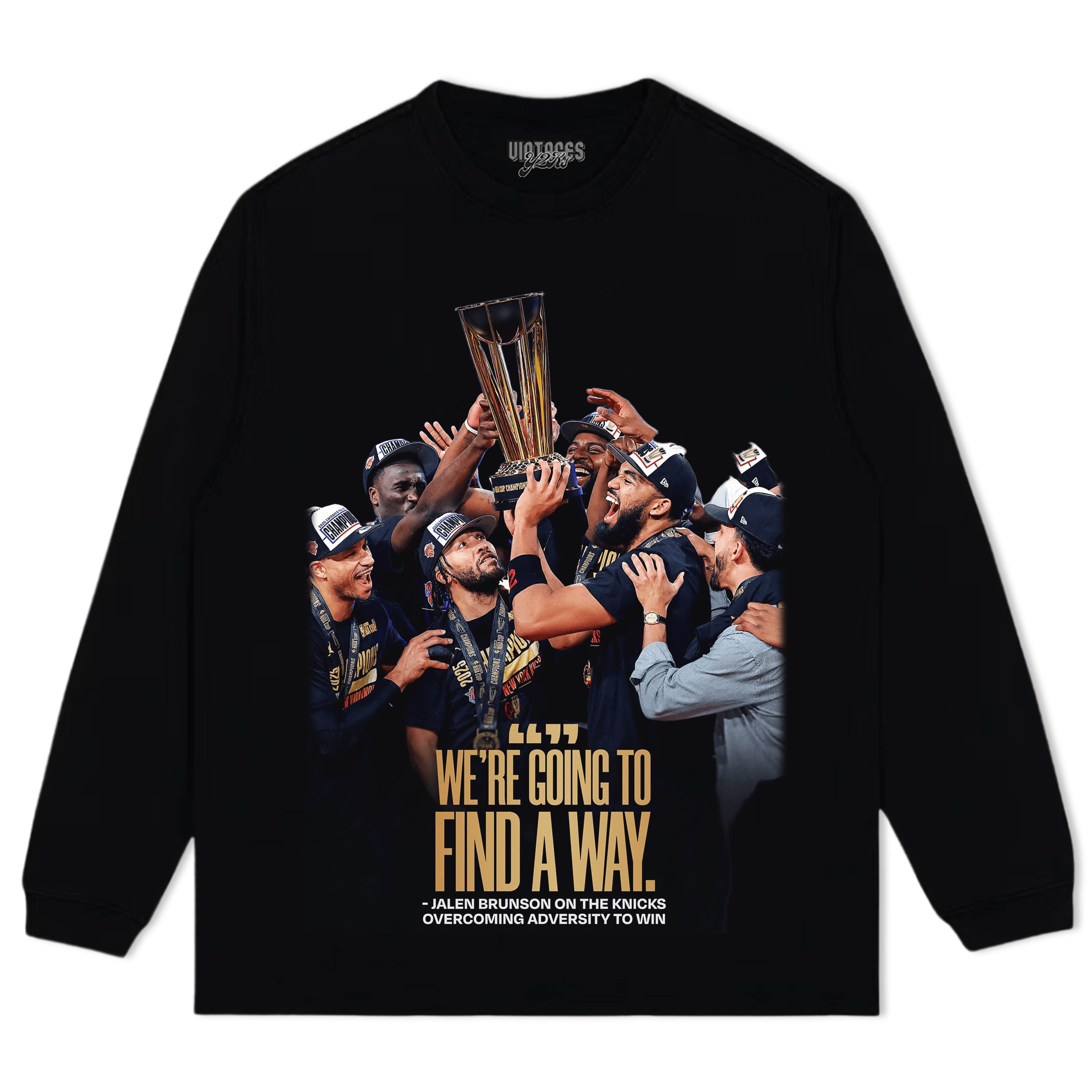 NEW YORK KNICKS & NBA CUP TEE & LS & HOODIE