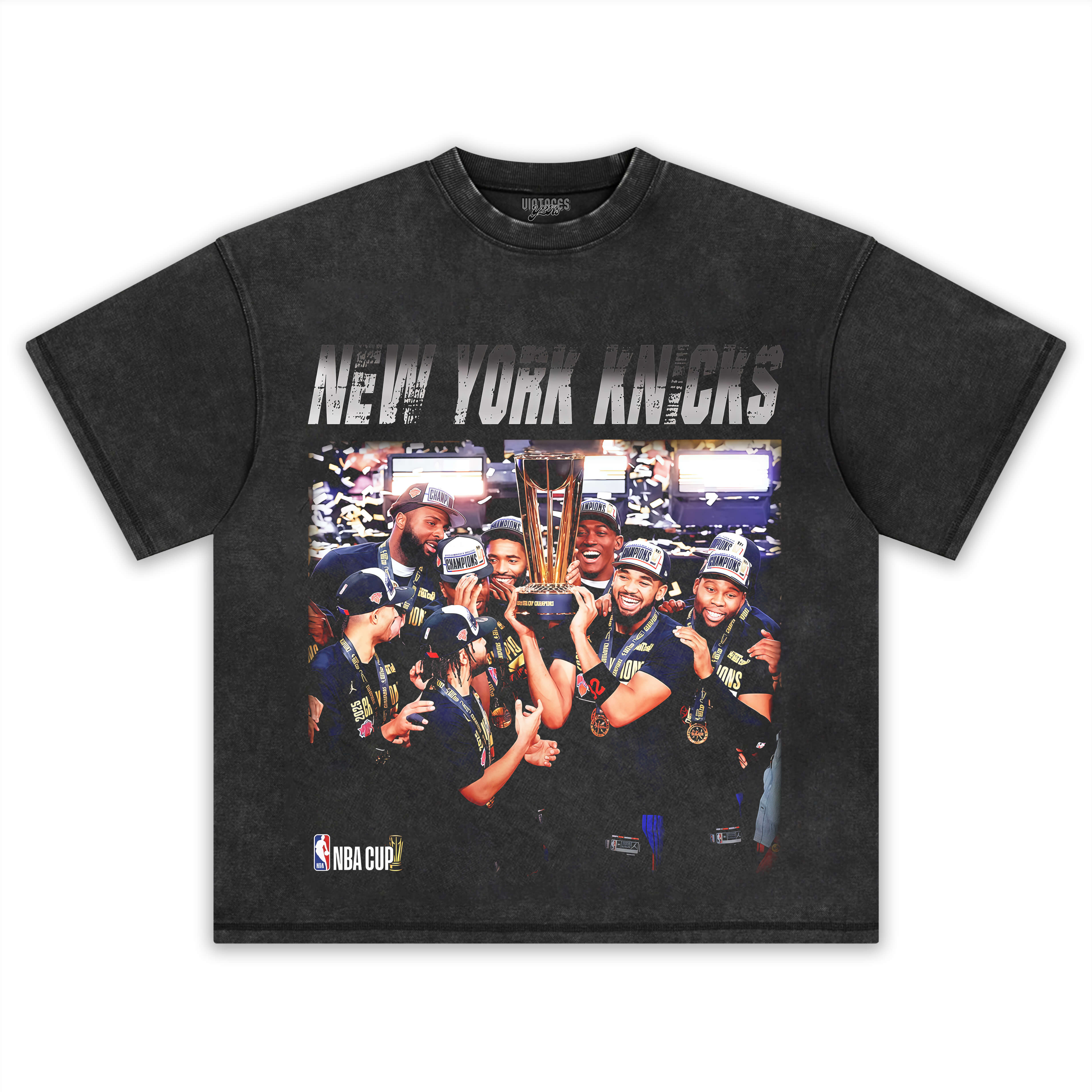 NEW YORK KNICKS NBA CUP CHAMPIONS TEE & LS & HOODIE