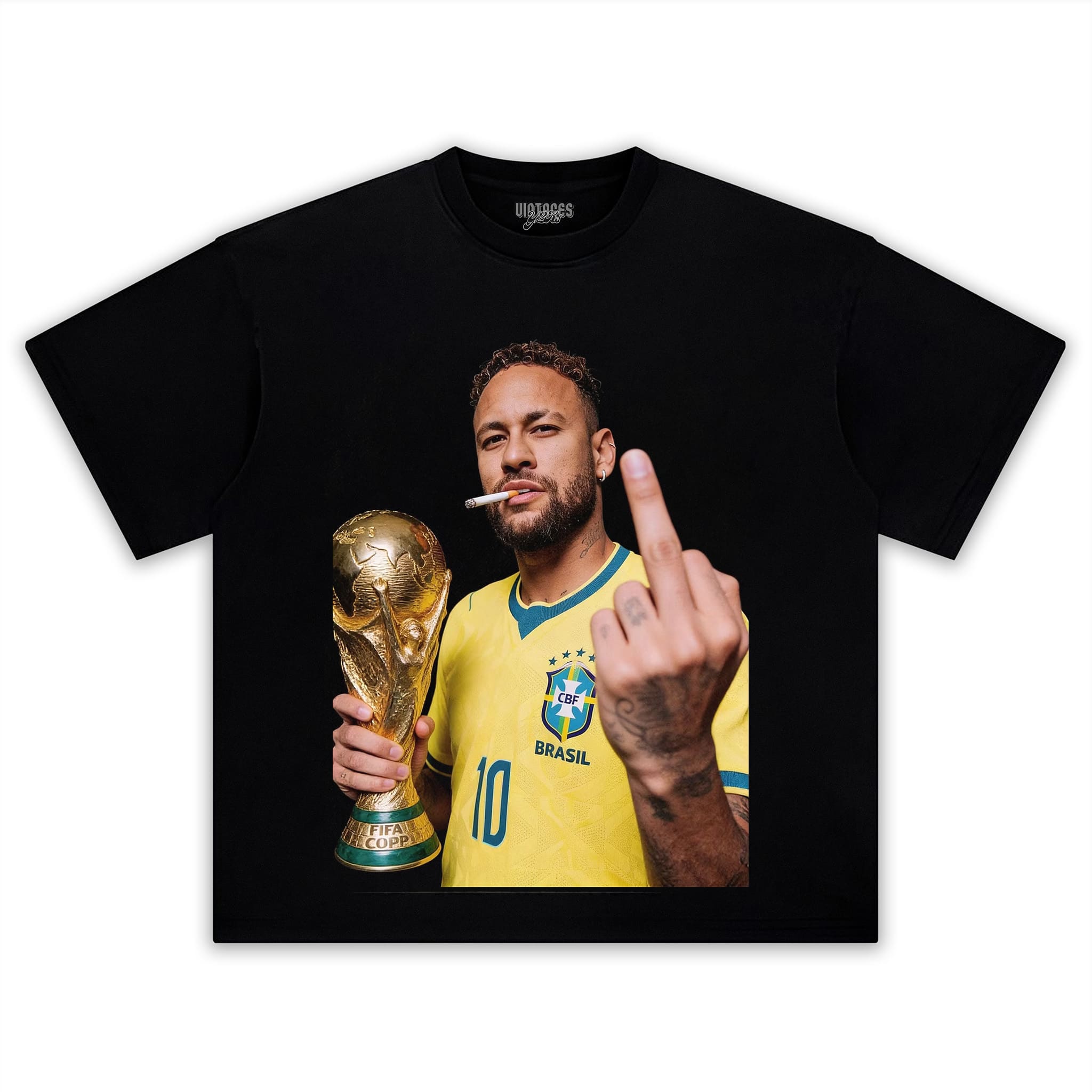 NEYMAR BRAZIL GOAT V2 TANK TOP & TEE & LONG SLEEVE & LAYERED LS & HOODIE