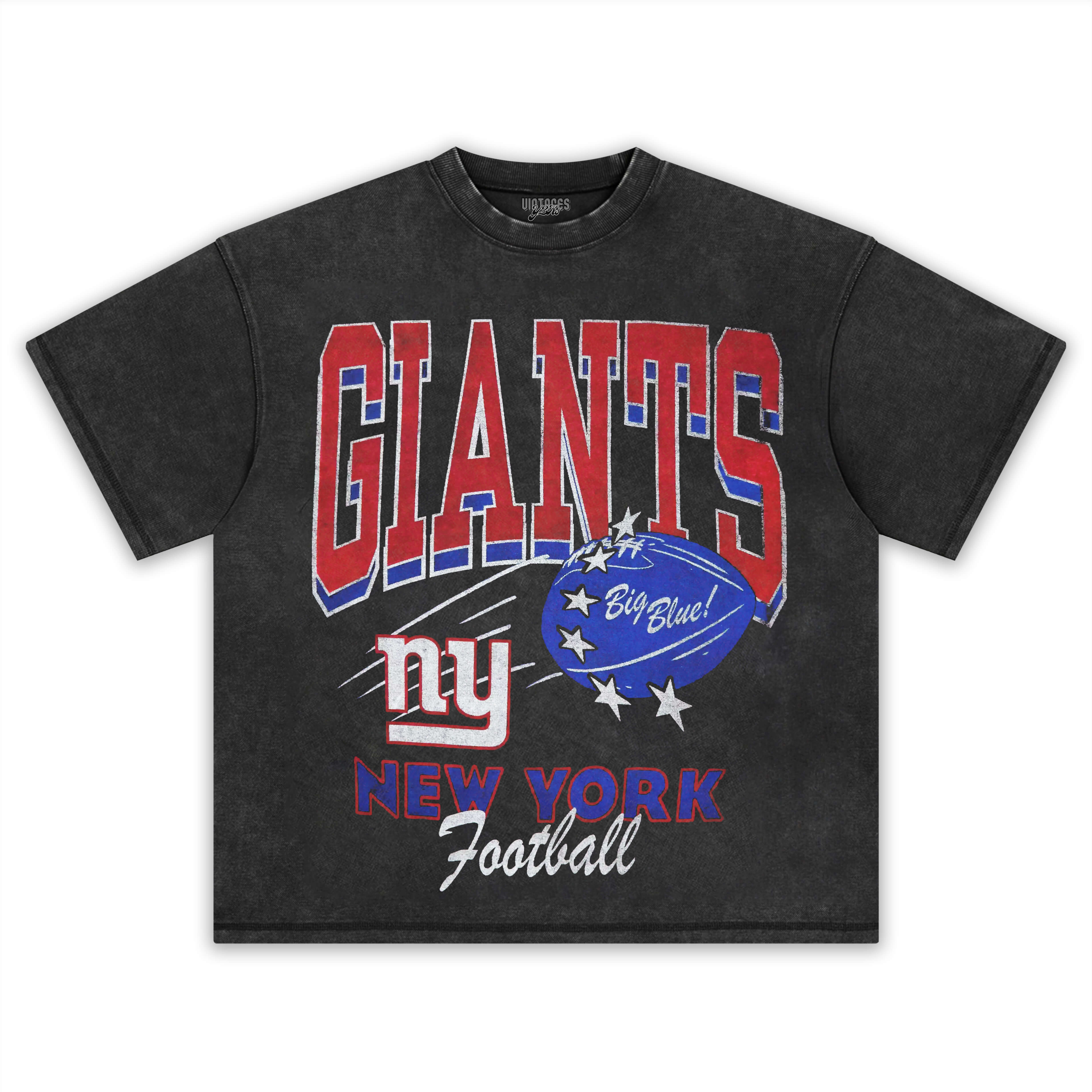 NFL BOXY NEW YORK GIANTS TEE & LS & HOODIE