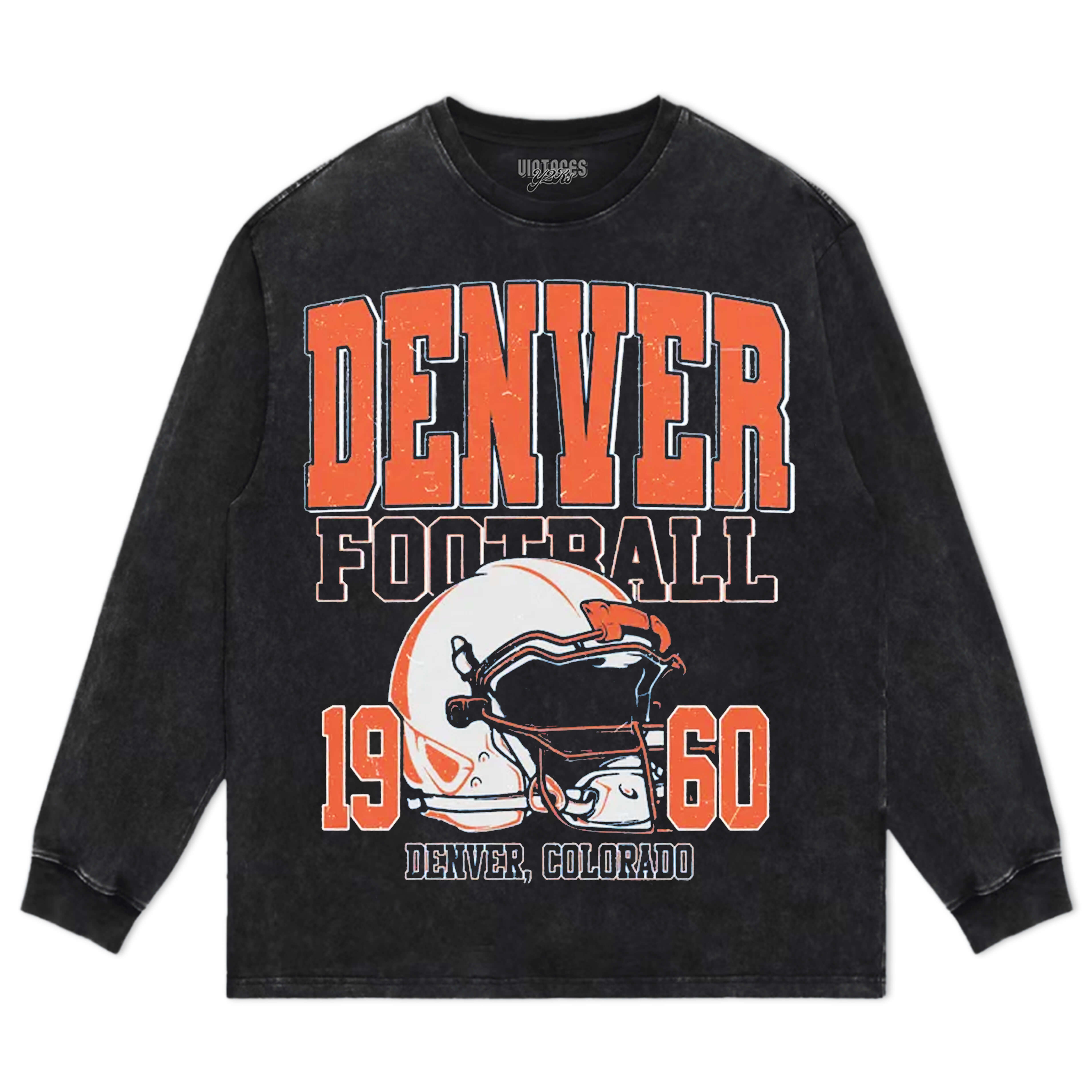 NFL DENVER BRONCOS FOOTBALL TEE & LS & HOODIE