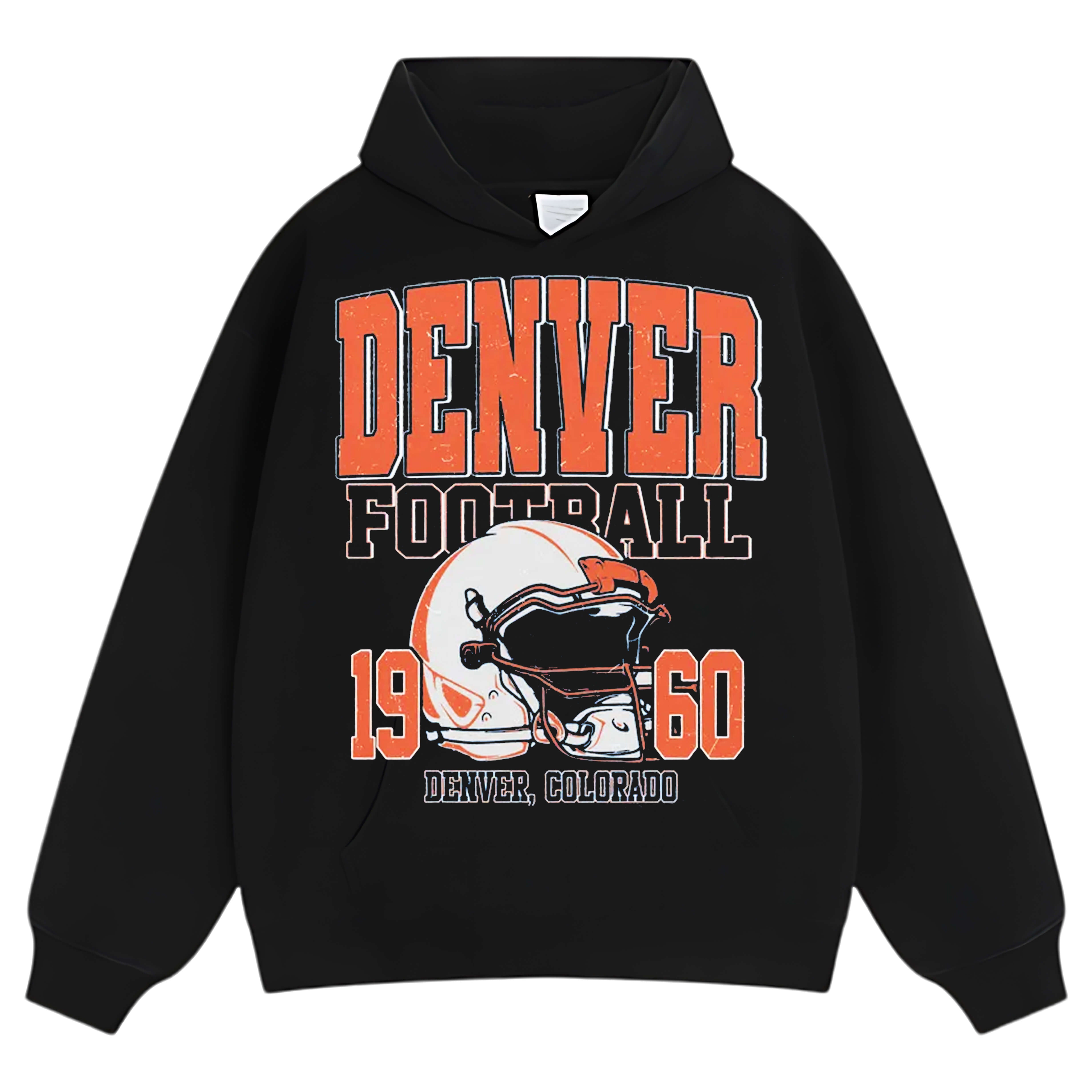 NFL DENVER BRONCOS FOOTBALL TEE & LS & HOODIE