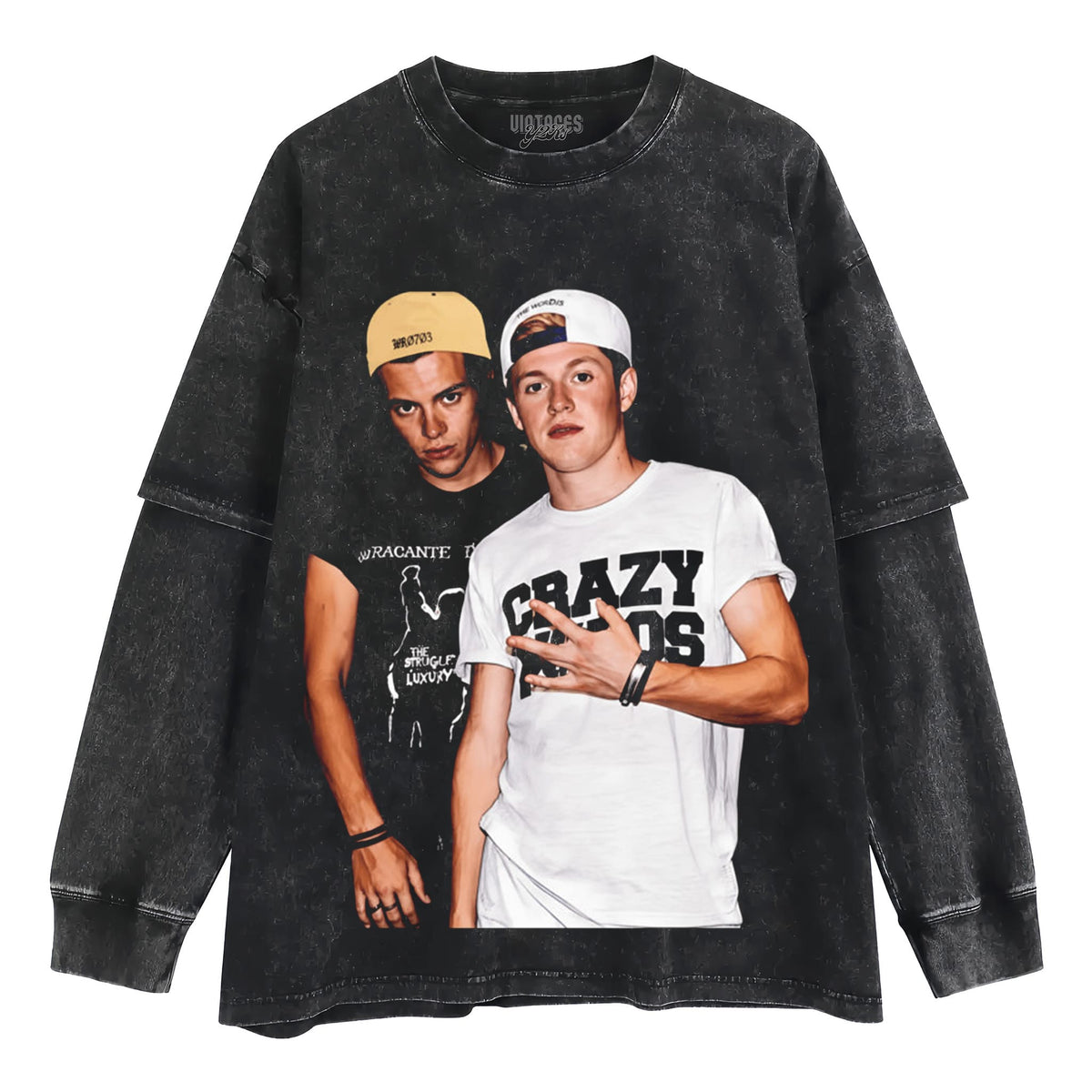 NIALL HORAN AND HARRY STYLES DUO FAN MUSIC DESIGN TANK TOP & TEE & LONG SLEEVE & LAYERED LS & HOODIE