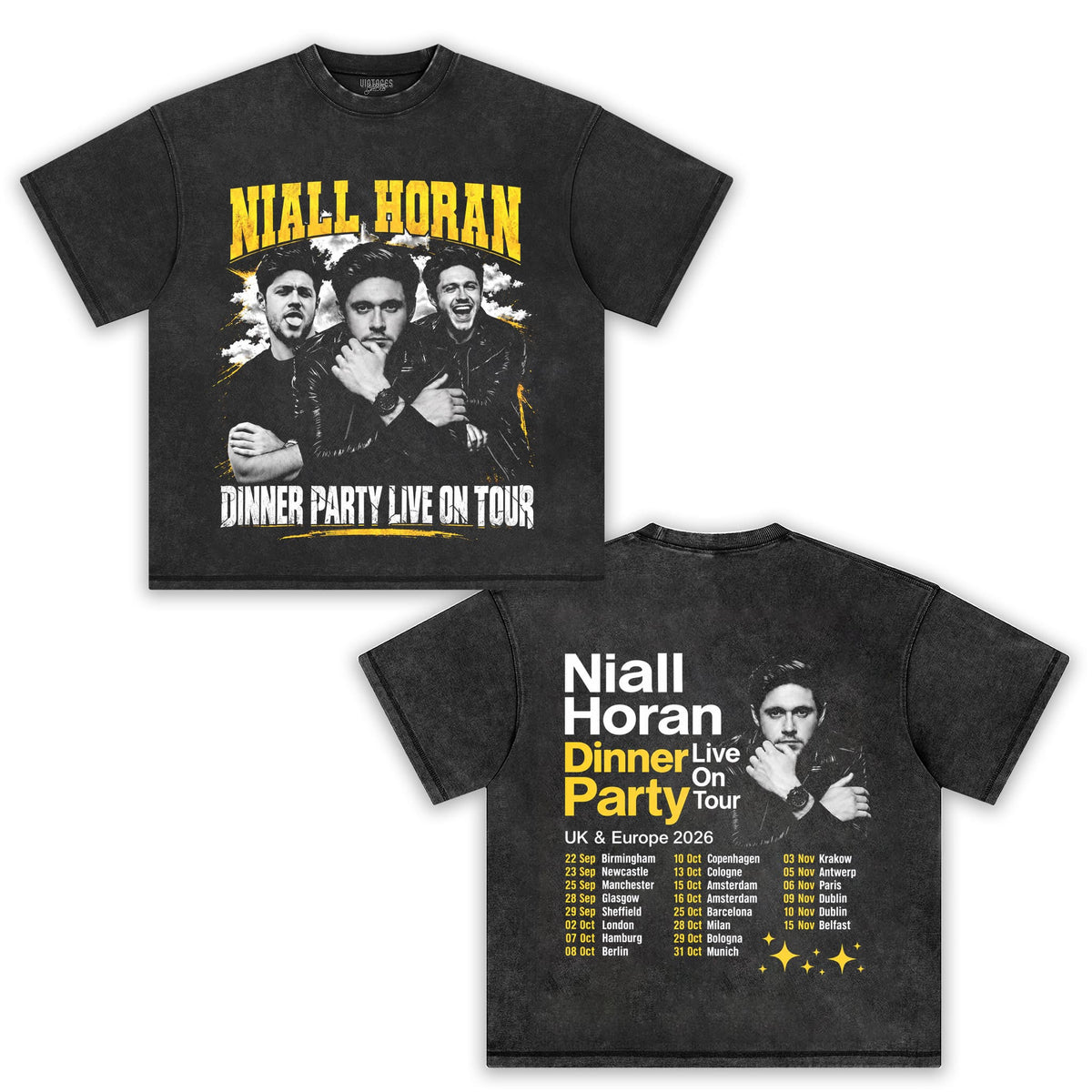 NIALL HORAN DINNER PARTY LIVE ON TOUR 2026 TANK TOP & TEE