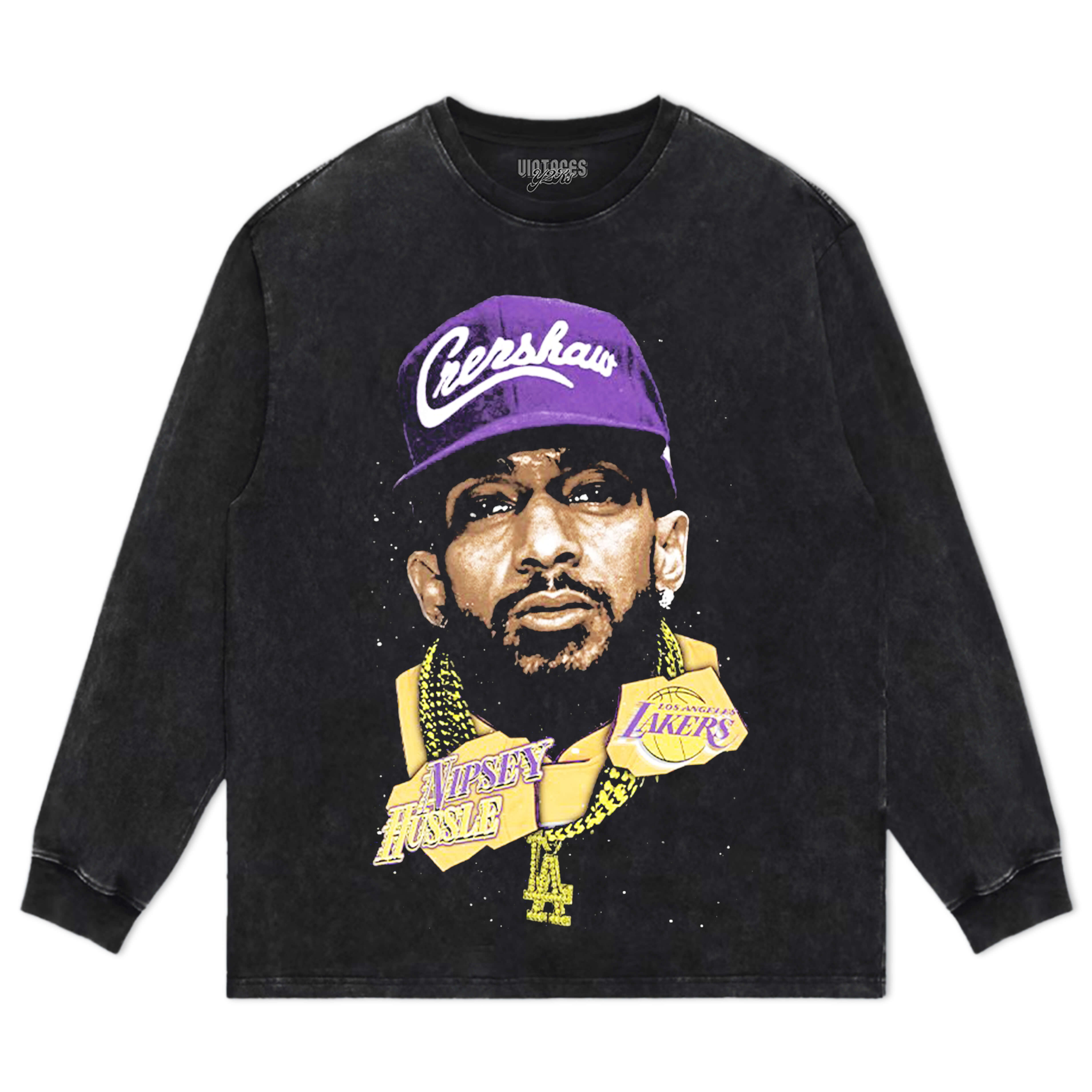NIPSEY HUSSLE VINTAGE RAP TEE & LS & HOODIE