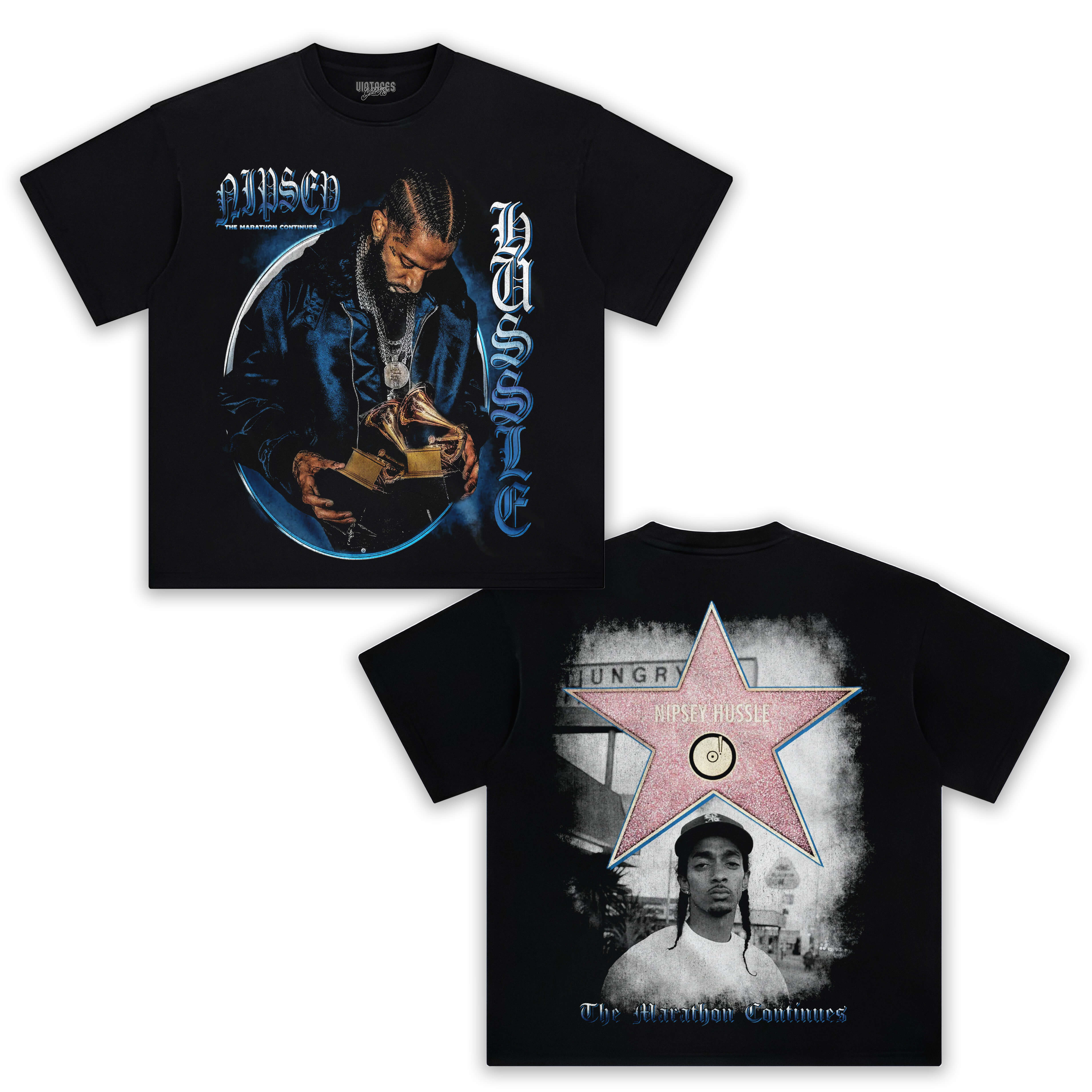 NIPSEY HUSSLE & THE MARATHON CONTINUES TEE